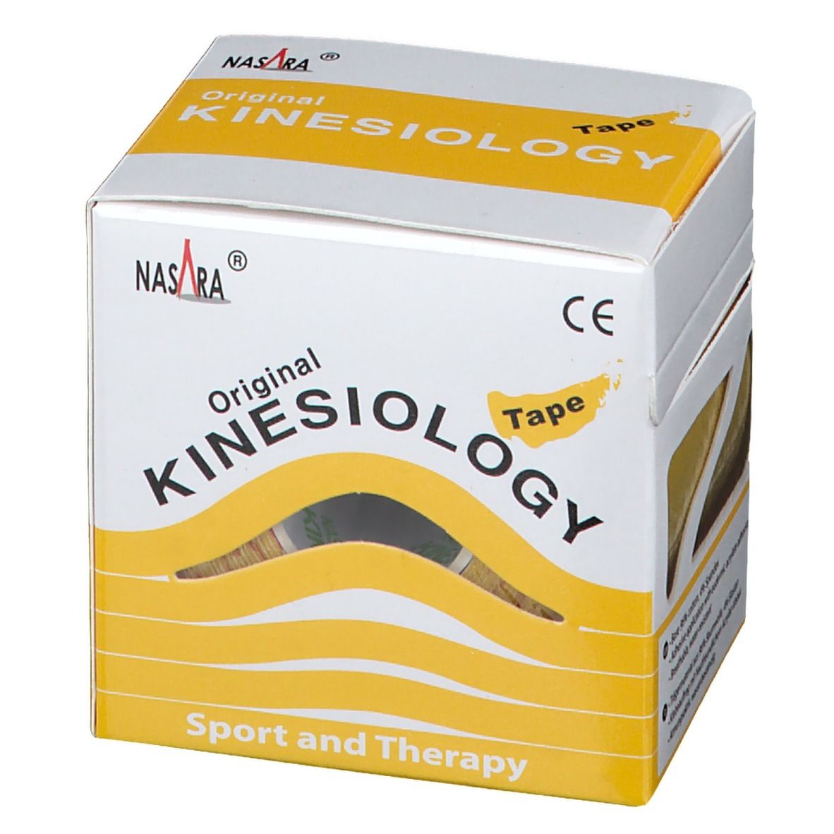 NASARA Kinesiology Tape Classic 5 Cm X 5 M Rolle Gelb 1 St Shop Apotheke