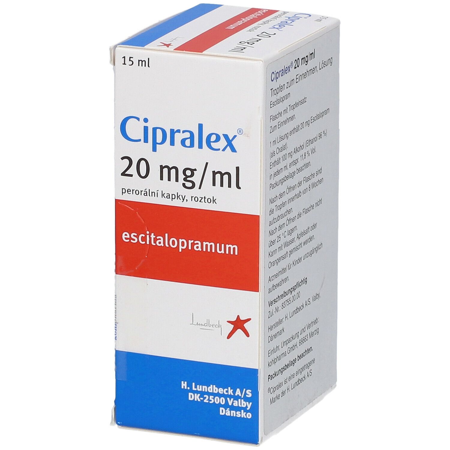 Cipralex Mg Ml Ml Mit Dem E Rezept Kaufen Shop Apotheke