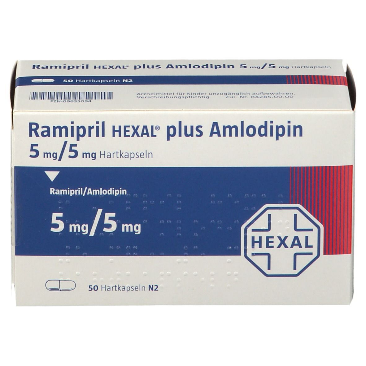 Ramipril HEXAL Plus Amlodipin 5 Mg 5mg 50 St Mit Dem E Rezept Kaufen