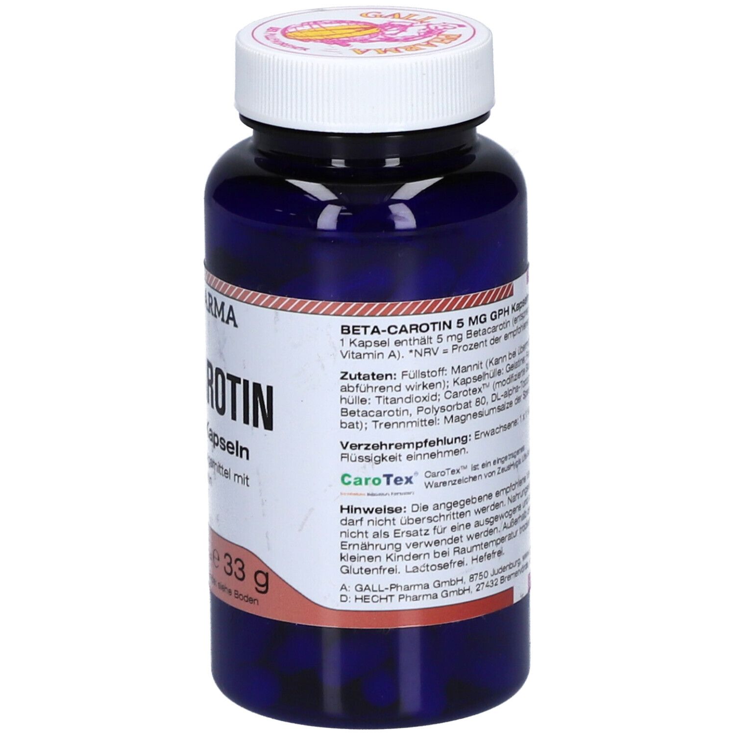 Beta Carotin 5 Mg GPH Kapseln 120 St Shop Apotheke