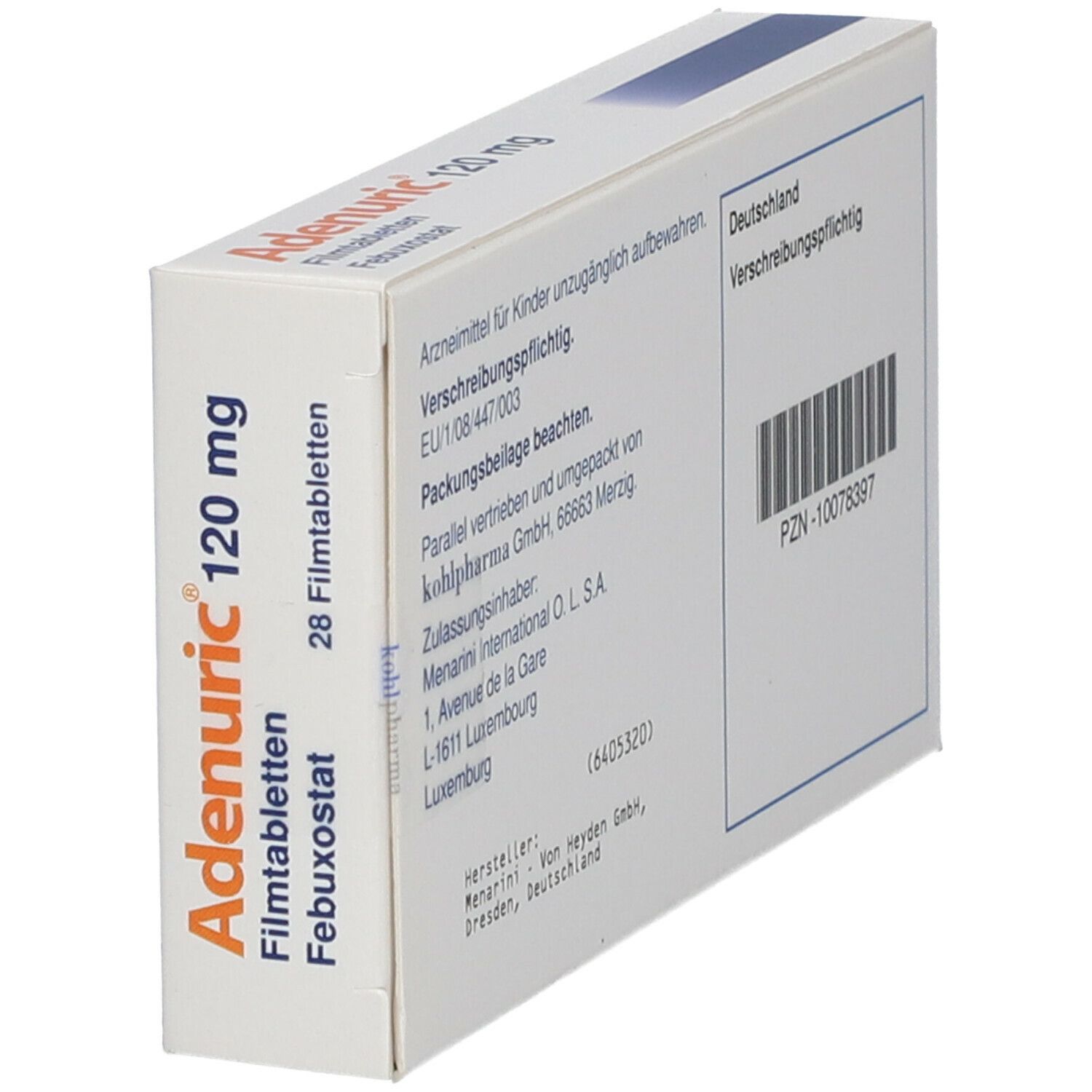 Adenuric 120 Mg 28 St Mit Dem E Rezept Kaufen SHOP APOTHEKE