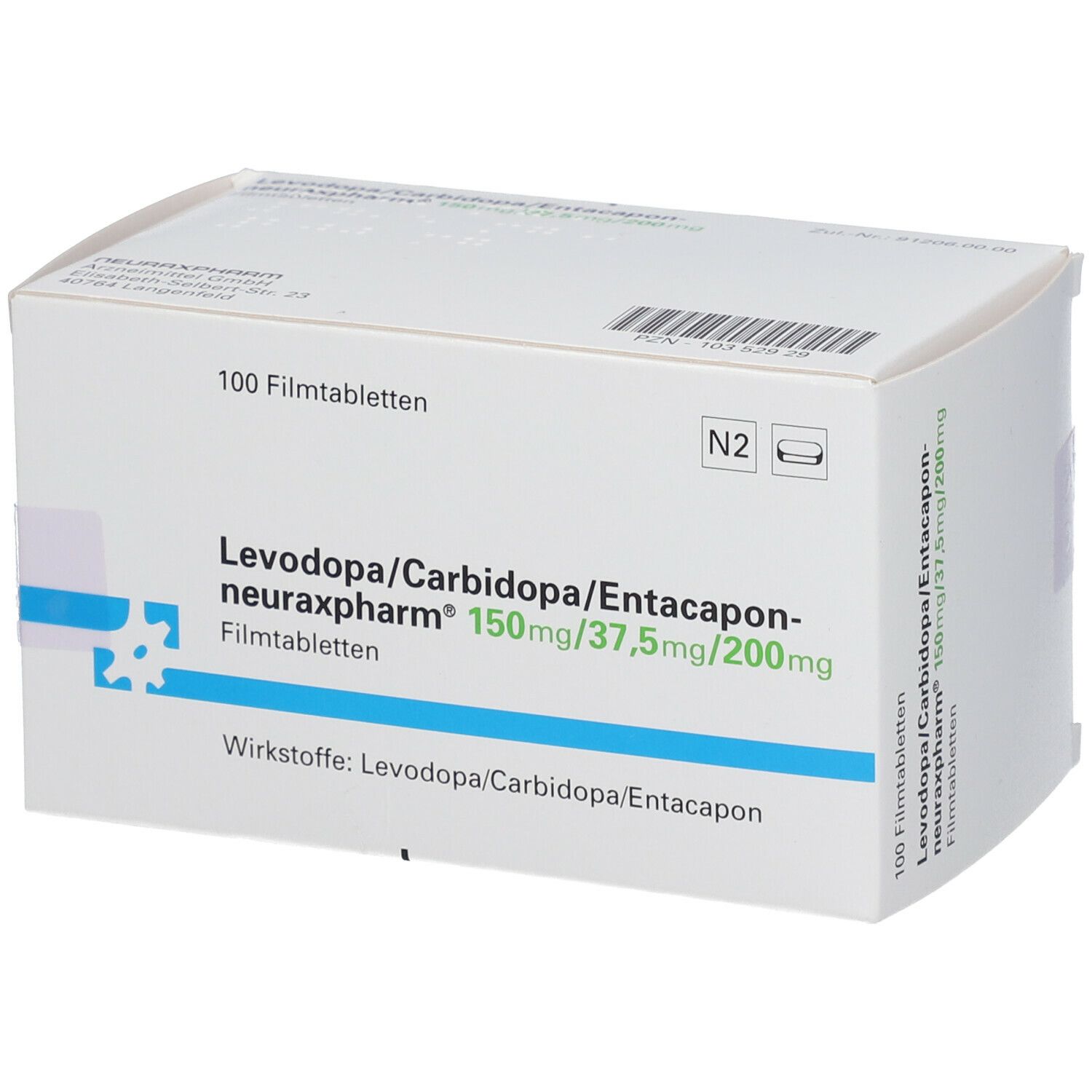 Levodopa Carbidopa Entacapon Neuraxpharm Mg Mg Mg St