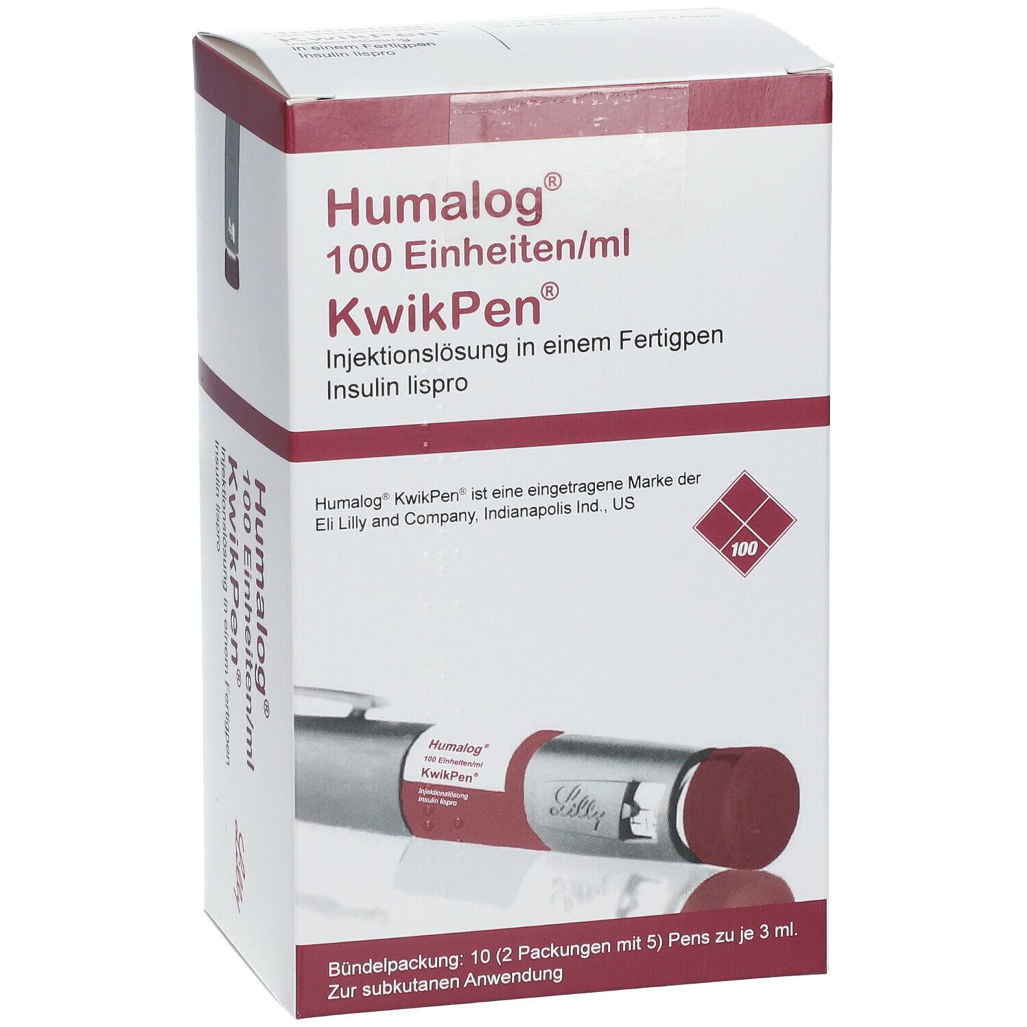 Humalog E Ml Kwikpen St Mit Dem E Rezept Kaufen Shop Apotheke