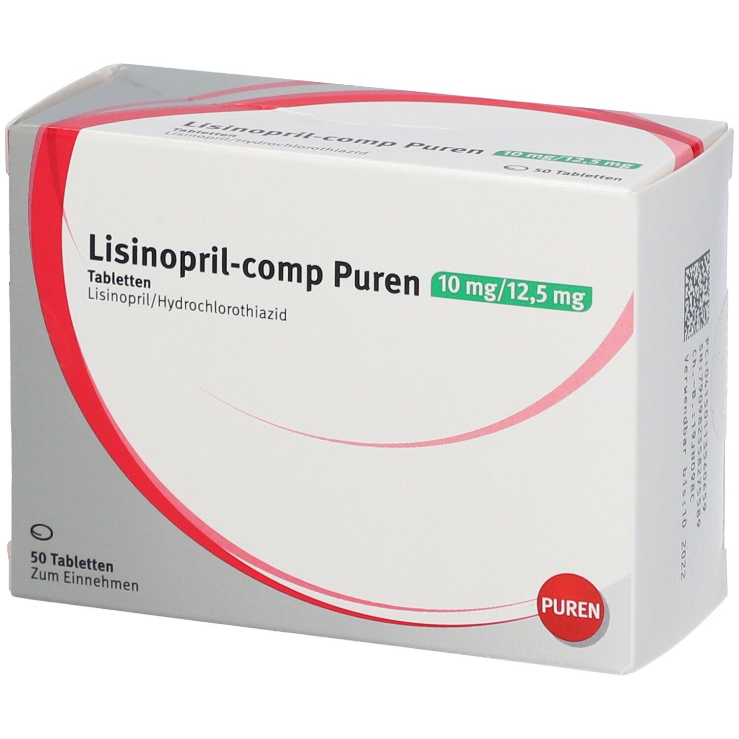 Lisinopril Comp Puren Mg Mg St Mit Dem E Rezept Kaufen