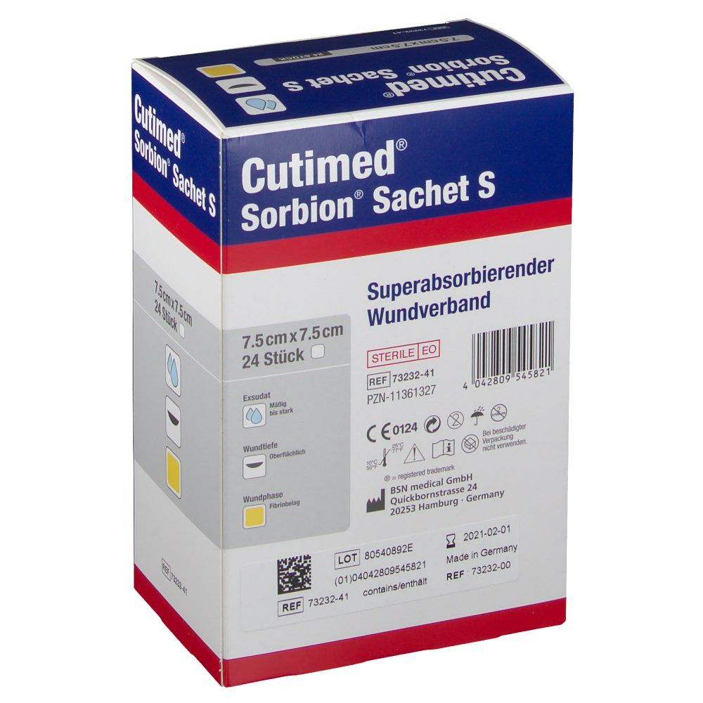 Cutimed Sorbion Sachet S Cm X Cm St Shop Apotheke