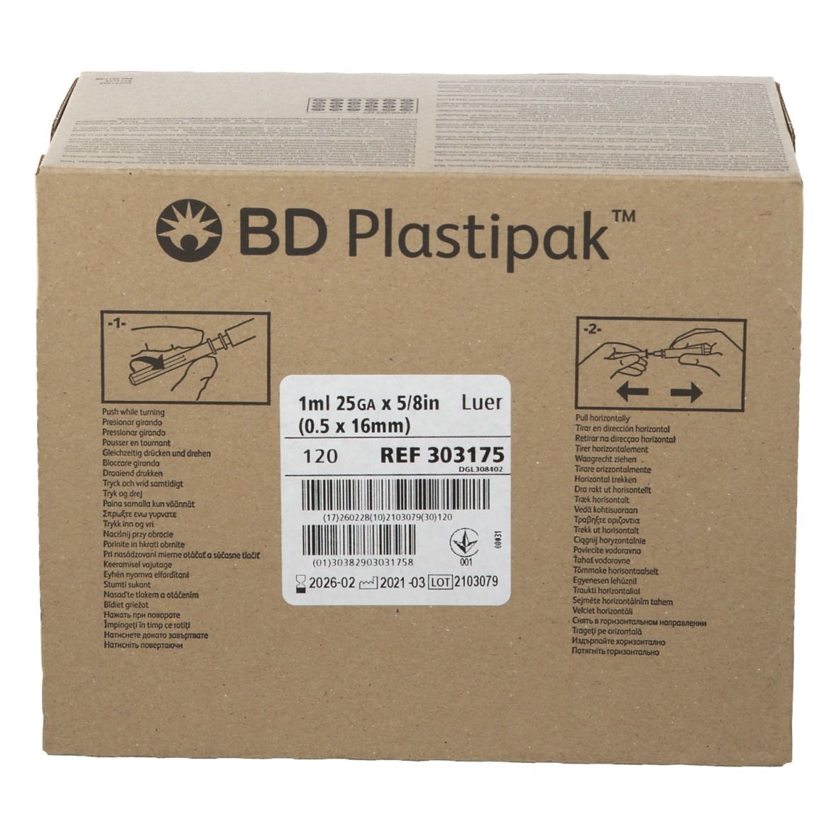 Bd Plastipak Tuberkulinspritze Mit Kan Le G X Ml Shop Apotheke