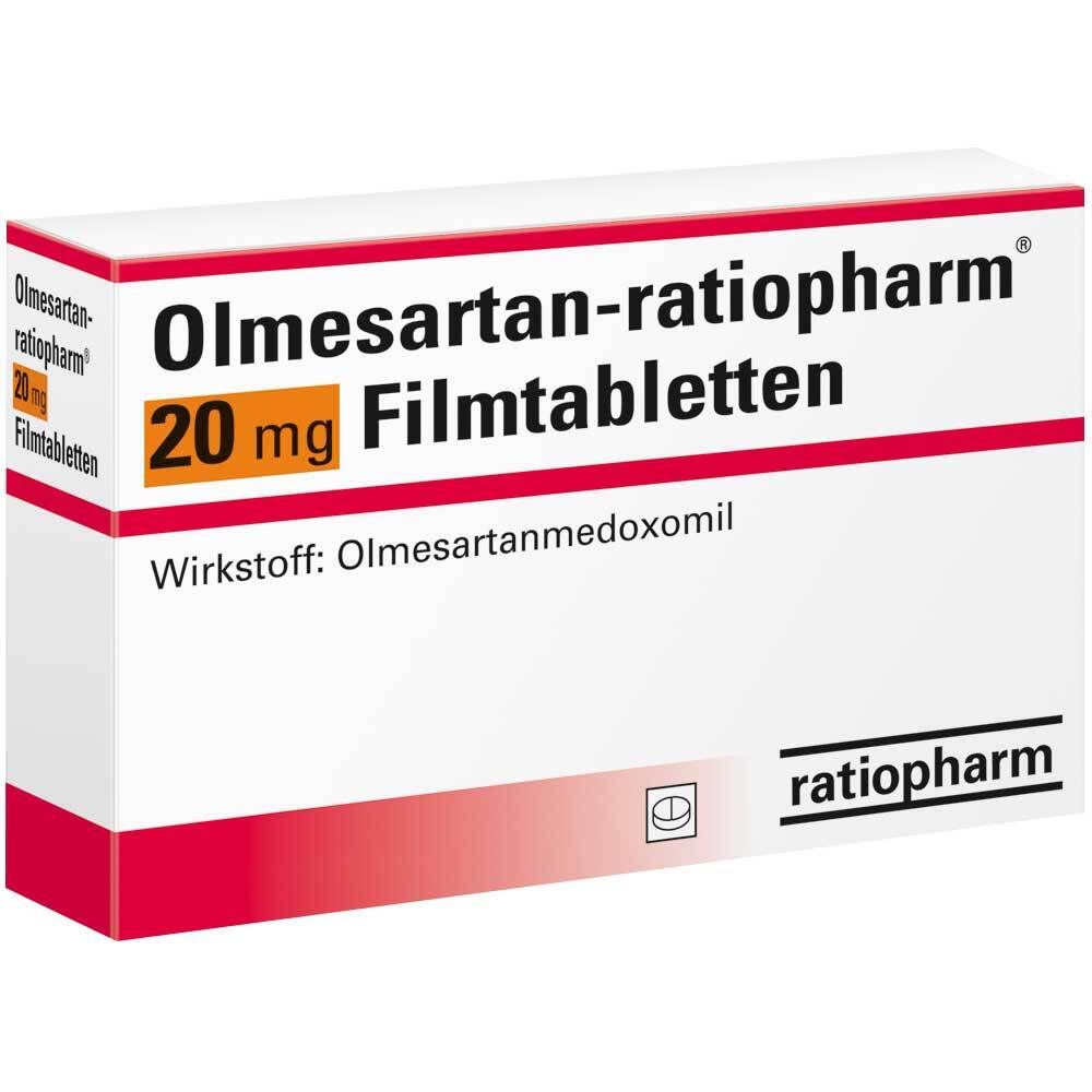 Olmesartan Ratiopharm 20 Mg 98 St Mit Dem E Rezept Kaufen Shop Apotheke