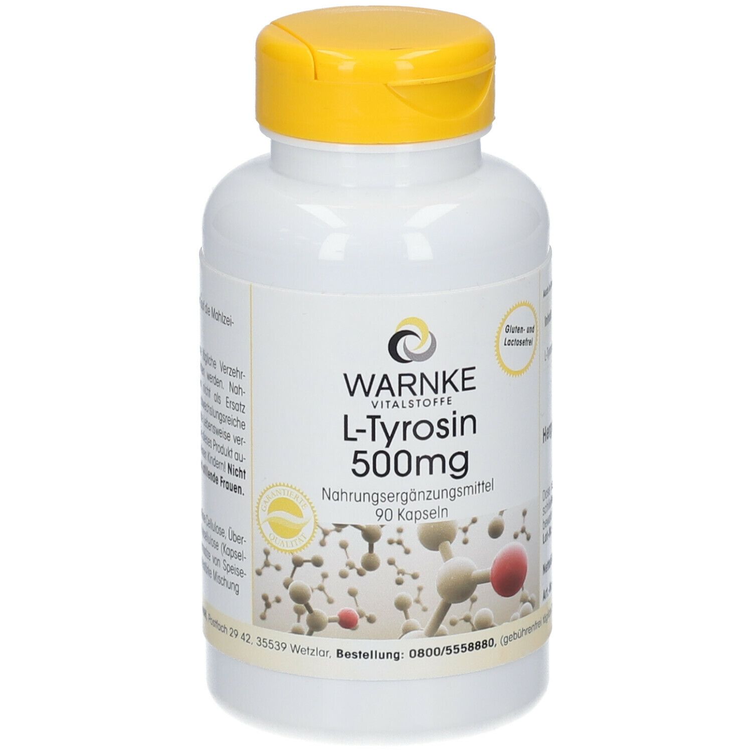 WARNKE Gesundheitsprodukte L Tyrosin 500 Mg 90 St Shop Apotheke