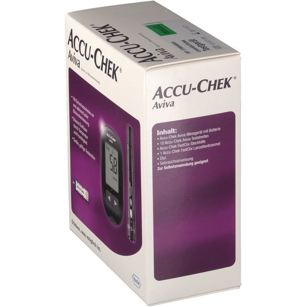 ACCU CHEK Aviva Test Set Mmol L 1 St Shop Apotheke