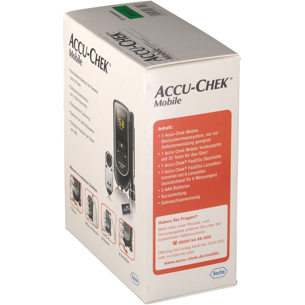 Accu Chek Mobile Test Set Mmol L St Shop Apotheke