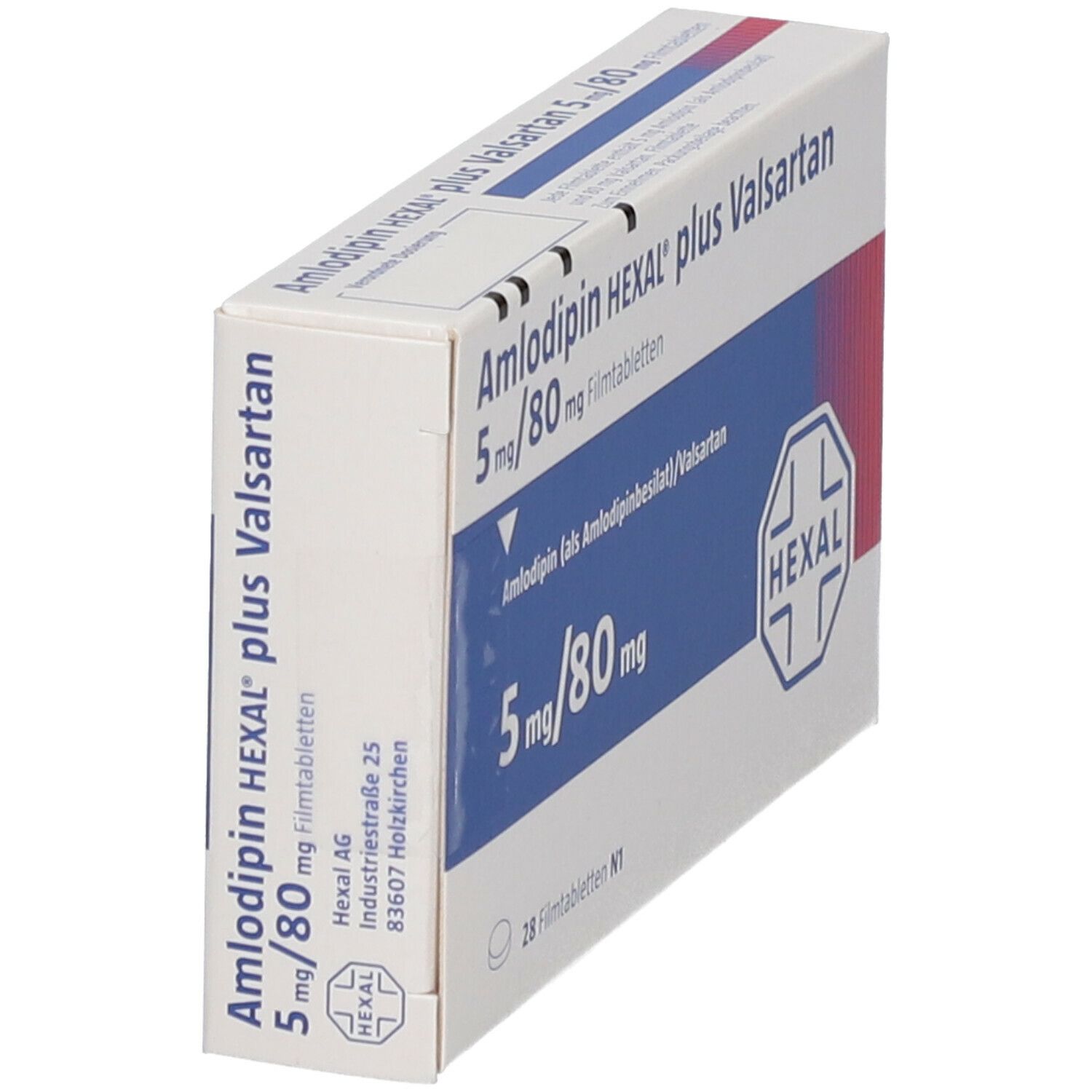 Amlodipin HEXAL Plus Valsartan 5 Mg 80 Mg 28 St Mit Dem E Rezept