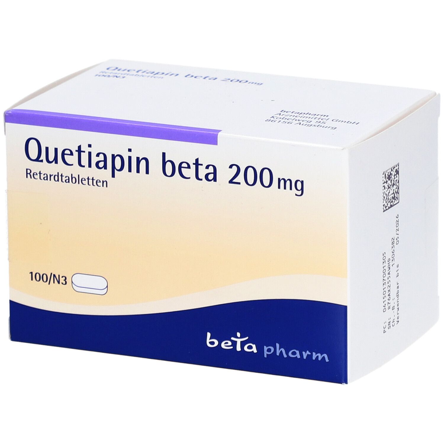 Quetiapin Beta Mg Retardtabletten St Mit Dem E Rezept Kaufen