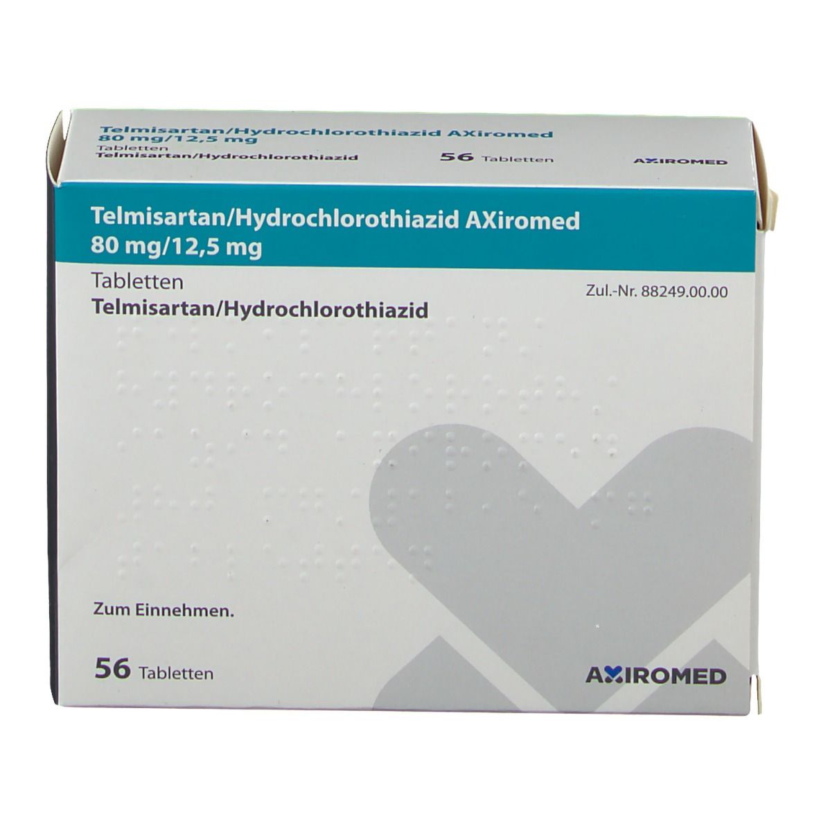 Telmisartan Hydrochlorthiazid Axiromed Mg Mg St Mit Dem E