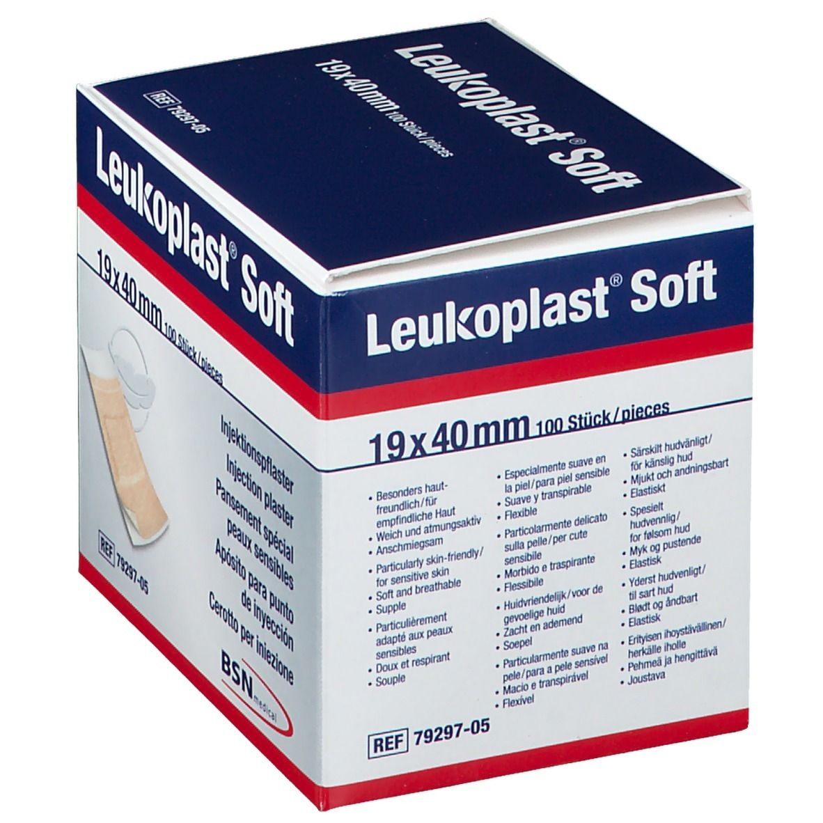 Leukoplast Soft Injektionspflaster 0 04 M X 1 90 Cm 100 St Shop