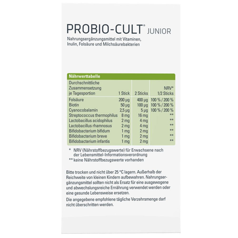 SYXYL ProBio Cult Junior Darmflora Balance 30 St Shop Apotheke At