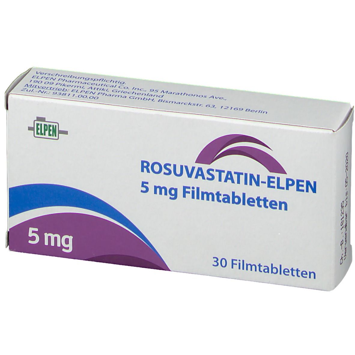 Rosuvastatin Elpen Mg St Mit Dem E Rezept Kaufen Shop Apotheke