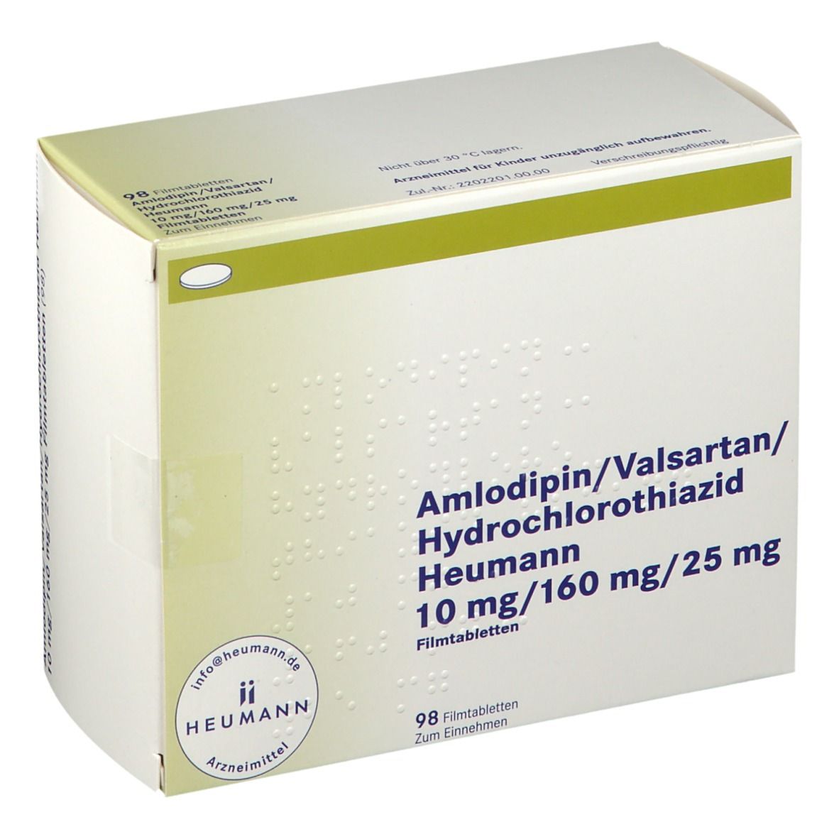 Amlodipin Valsartan Hct Heumann Mg St Mit Dem E Rezept