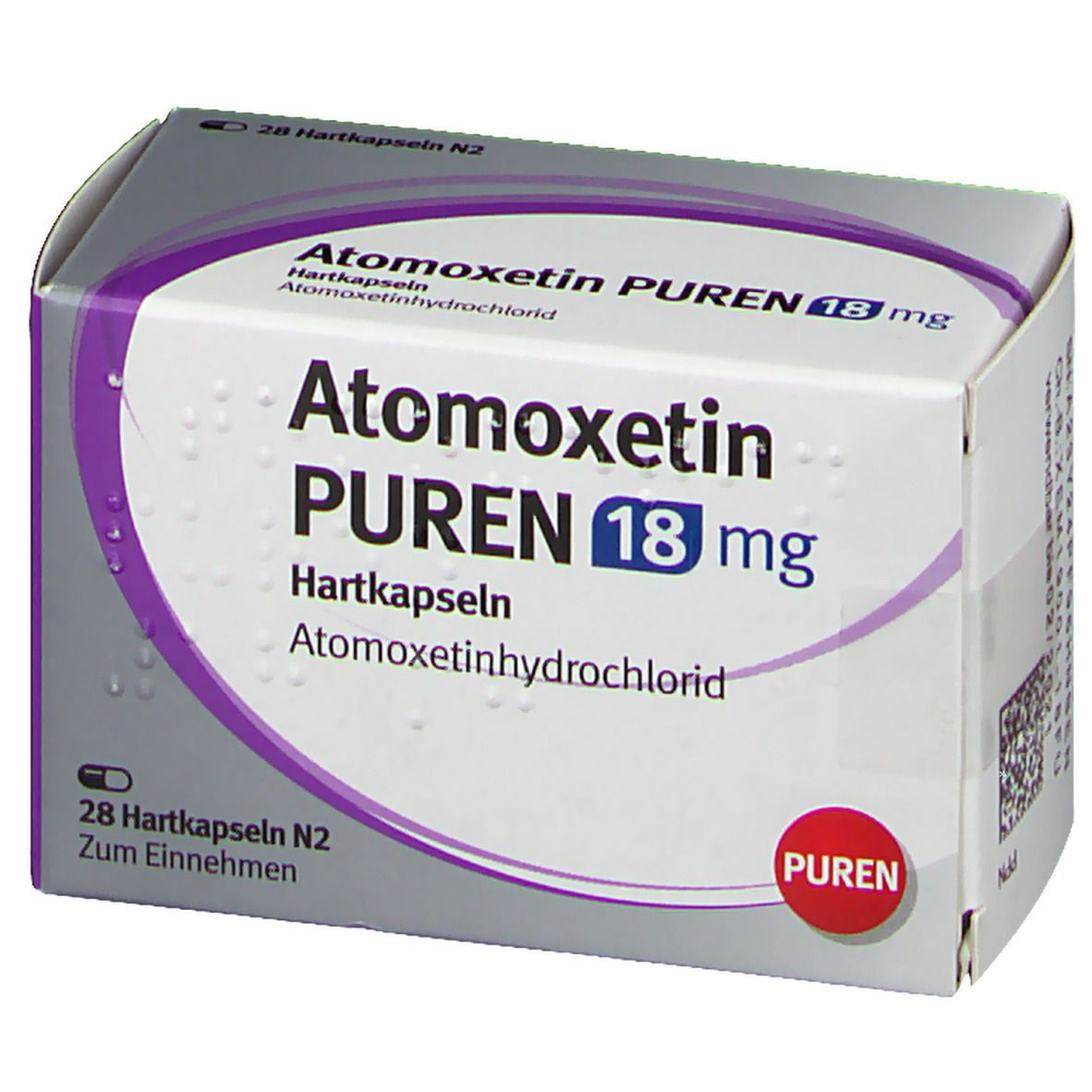 Atomoxetin PUREN 18 Mg 28 St Mit Dem E Rezept Kaufen Shop Apotheke