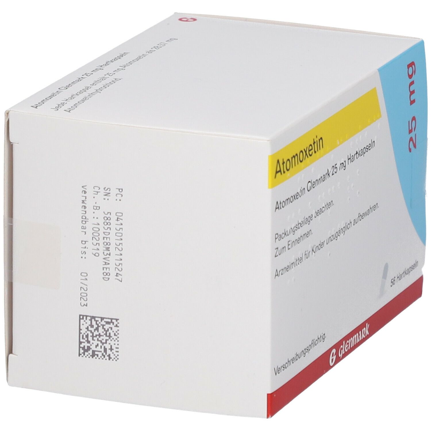 Atomoxetin Glenmark 25 Mg 56 St Mit Dem E Rezept Kaufen Shop Apotheke