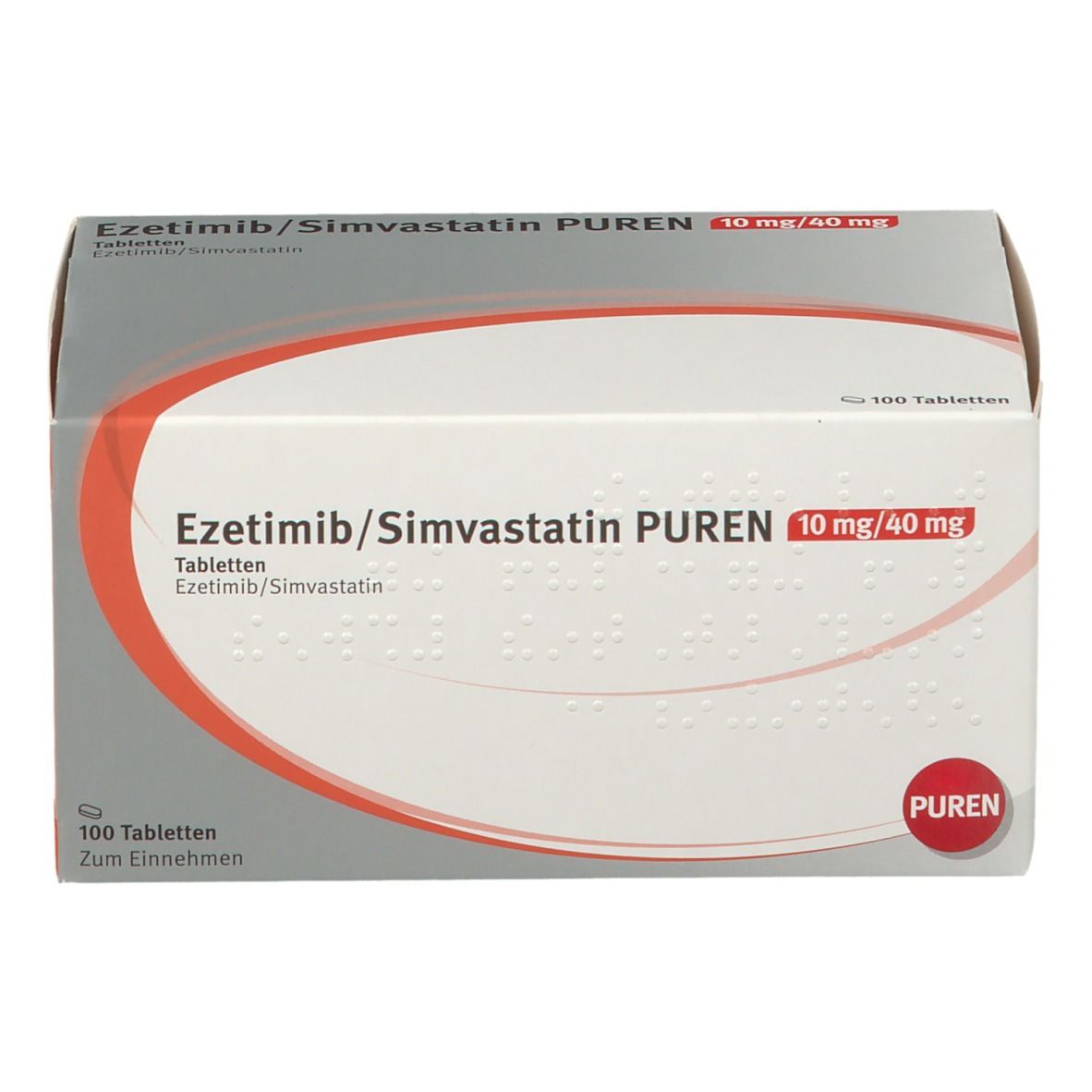 Ezetimib Simvastatin PUREN 10 Mg 40 Mg 100 St Mit Dem E Rezept Kaufen