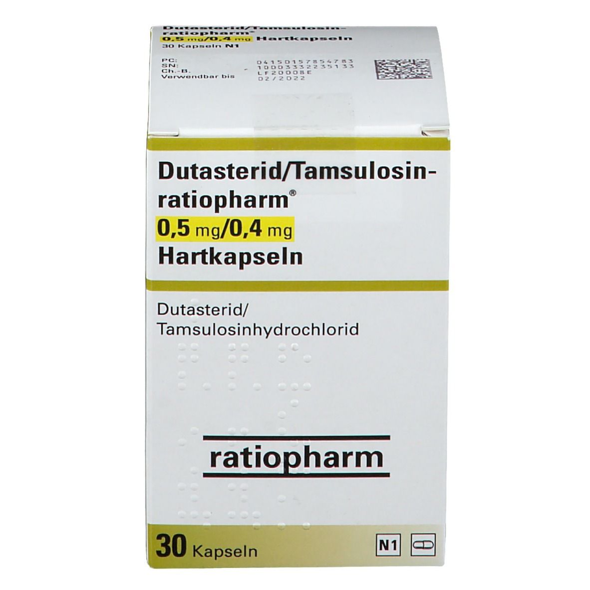 Dutasterid Tamsulosin Ratiopharm Mg Mg St Mit Dem E Rezept