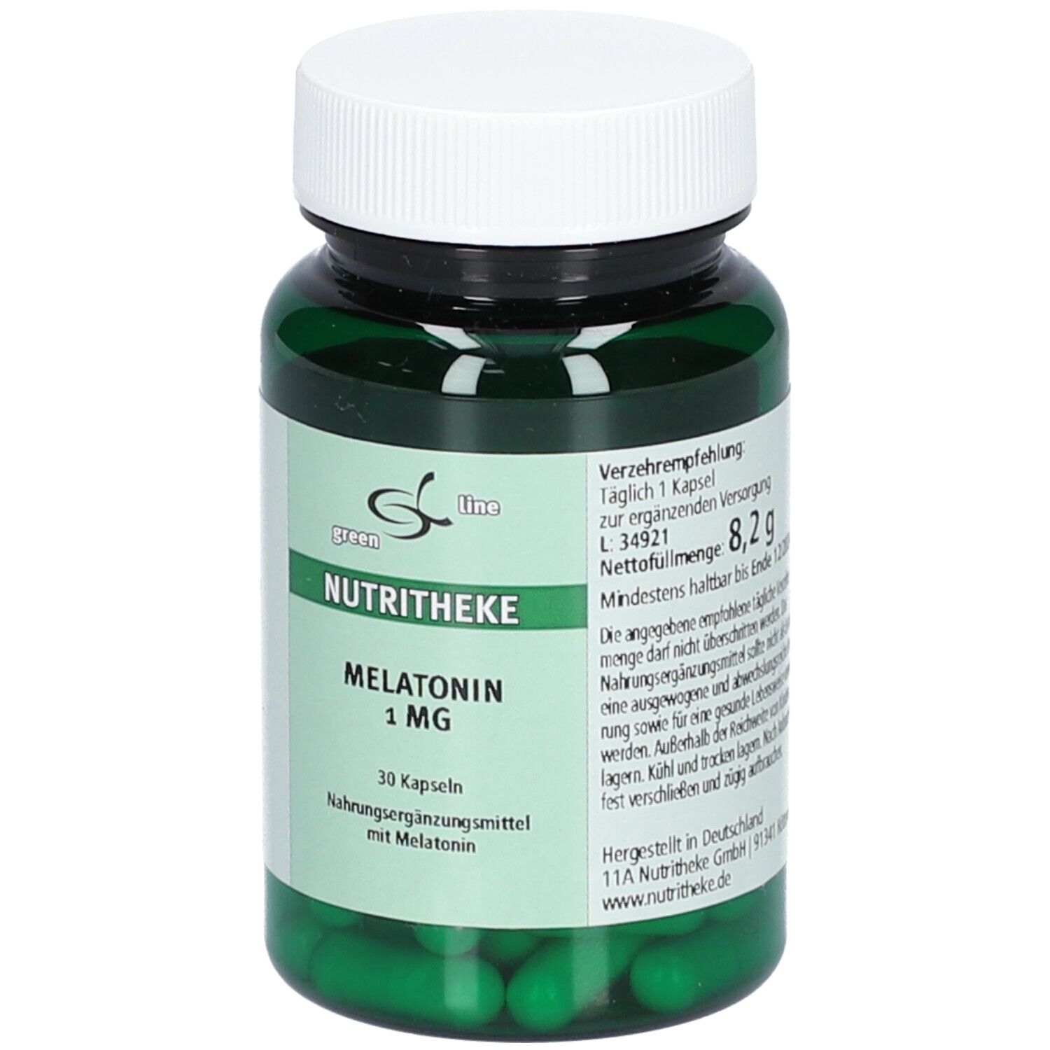 Green Line NUTRITHEKE MELATONIN 1 Mg 30 St Shop Apotheke