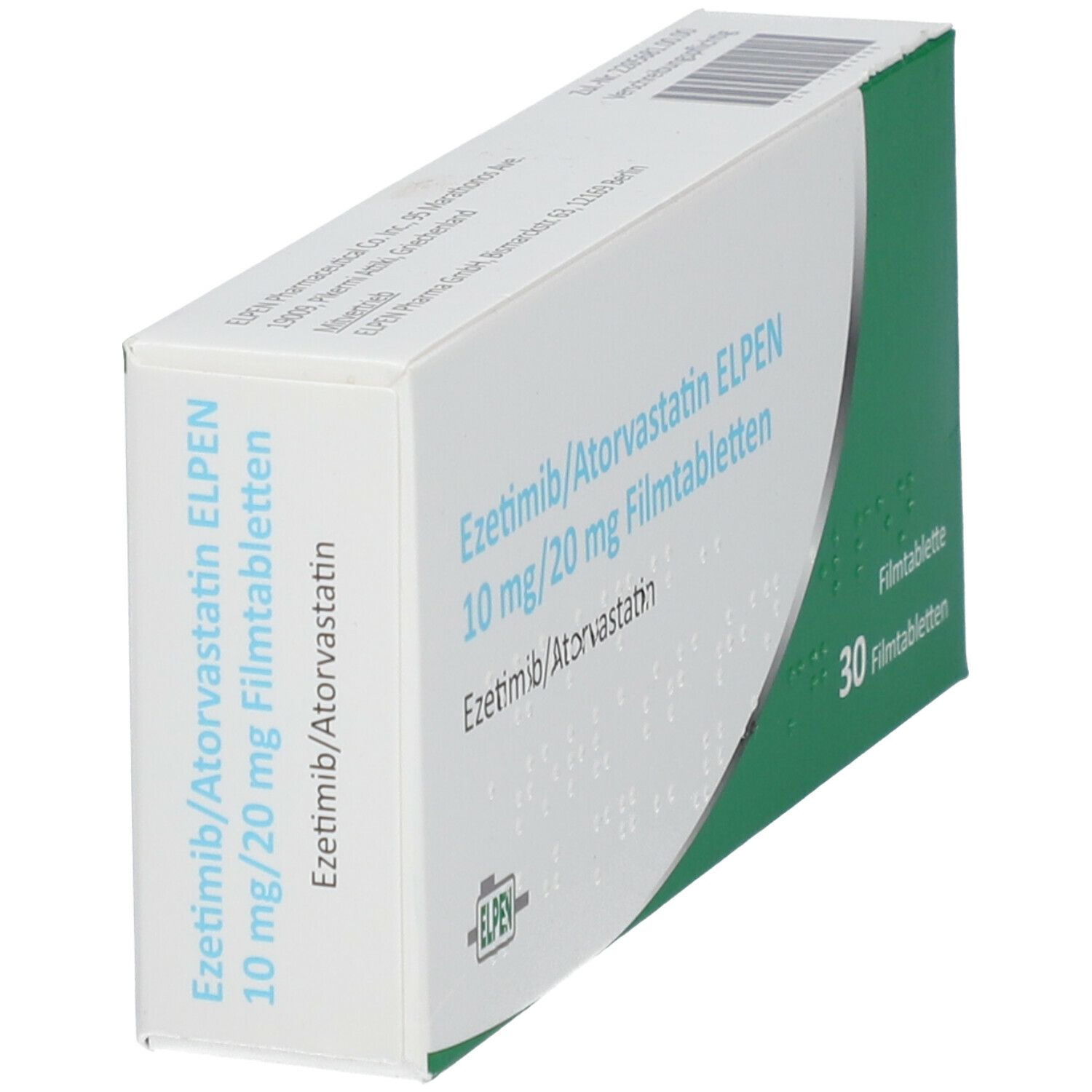 Ezetimib Atorvastatin Elpen Mg Mg Filmtabl St Mit Dem E