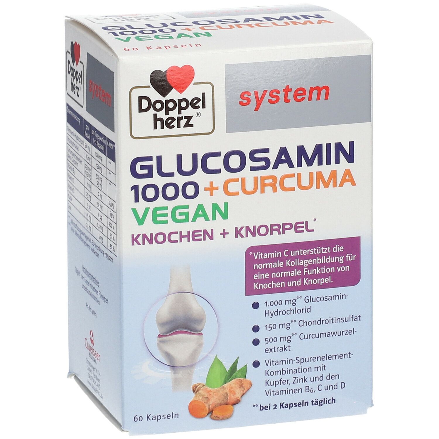 Doppelherz System Glucosamin Curcuma Vegan St Shop Apotheke