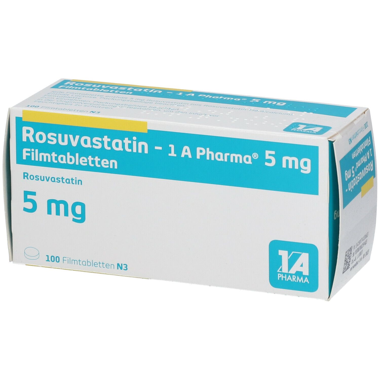 Rosuvastatin 1 A Pharma 5 Mg 100 St Mit Dem E Rezept Kaufen Shop