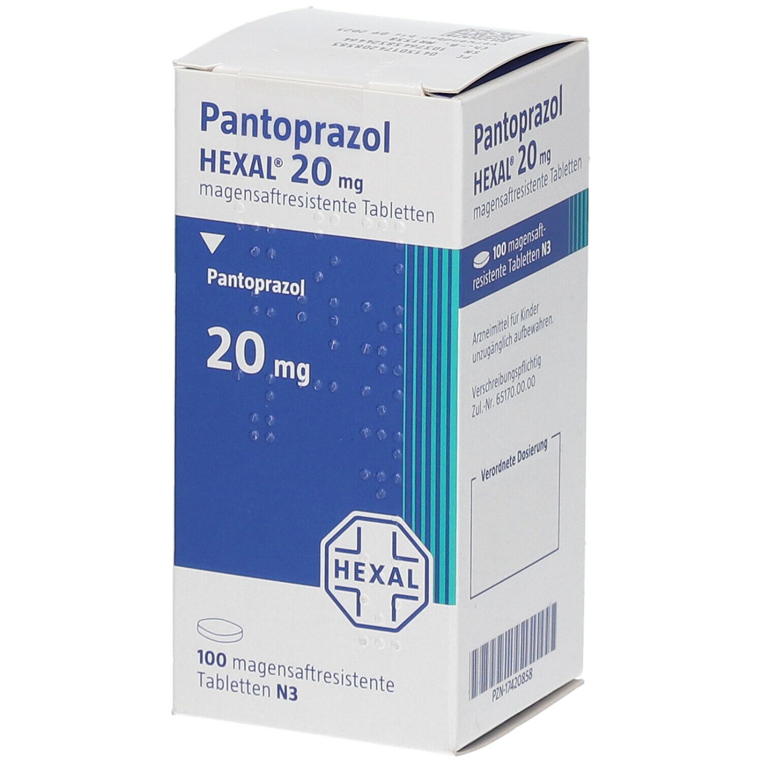 Pantoprazol Hexal Mg Magensaftres Tabl Dose St Mit Dem E Rezept