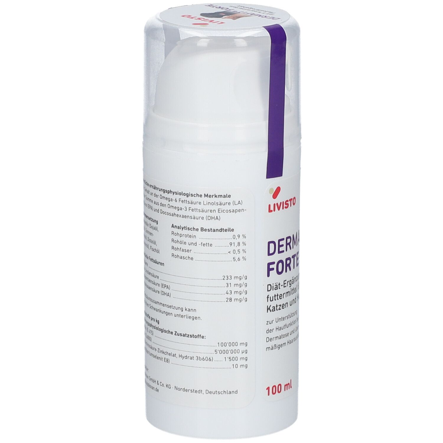 DERMAFIT forte flüssig für Hunde Katzen 100 ml Shop Apotheke