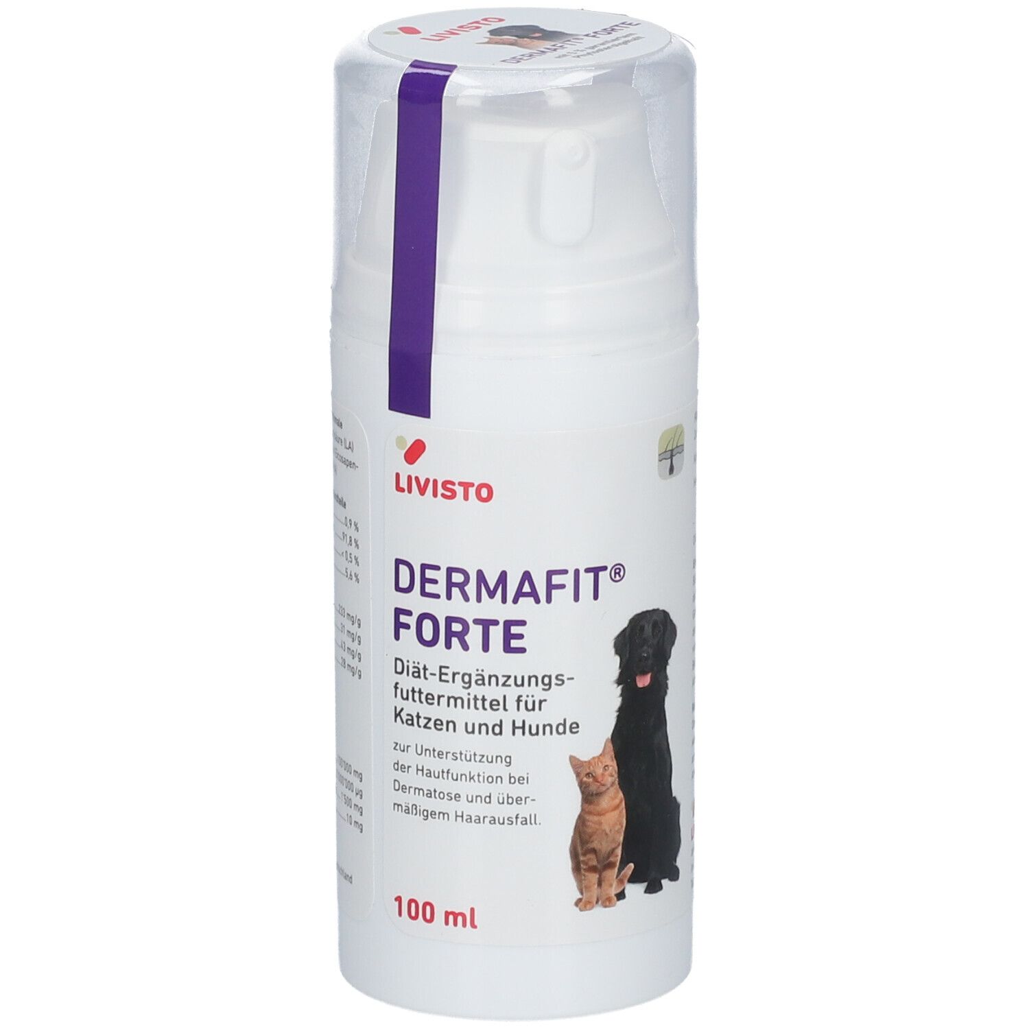 DERMAFIT forte flüssig für Hunde Katzen 100 ml Shop Apotheke