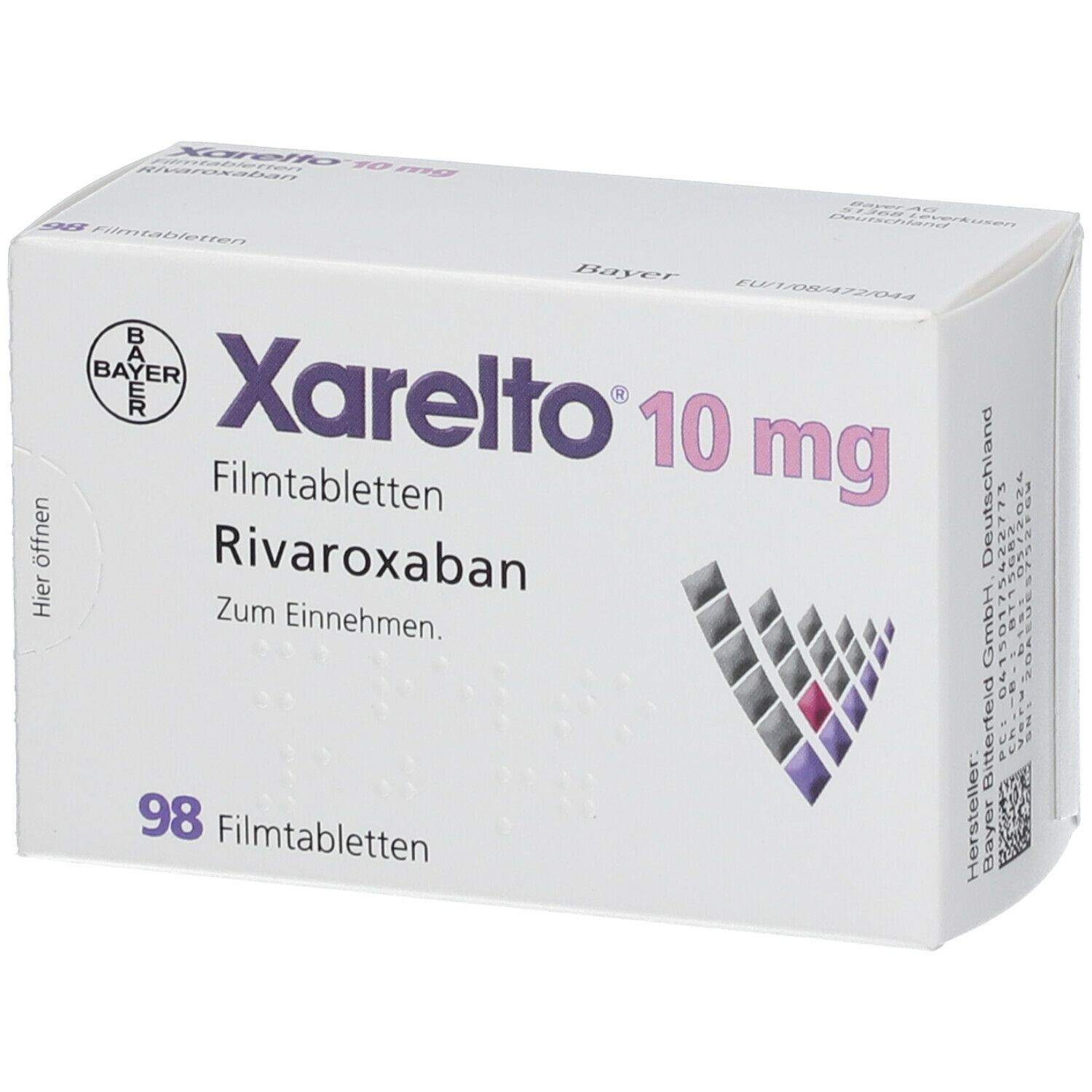 Xarelto Mg Filmtabletten St Mit Dem E Rezept Kaufen Shop Apotheke