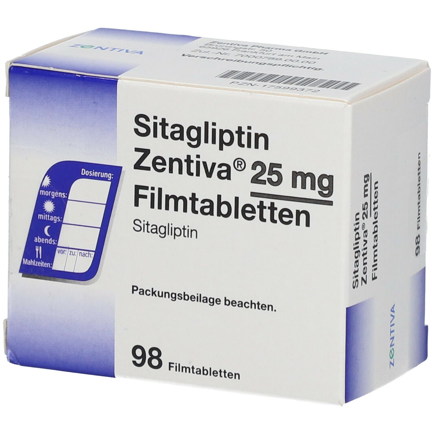 Sitagliptin Zentiva Mg Filmtabletten St Mit Dem E Rezept Kaufen