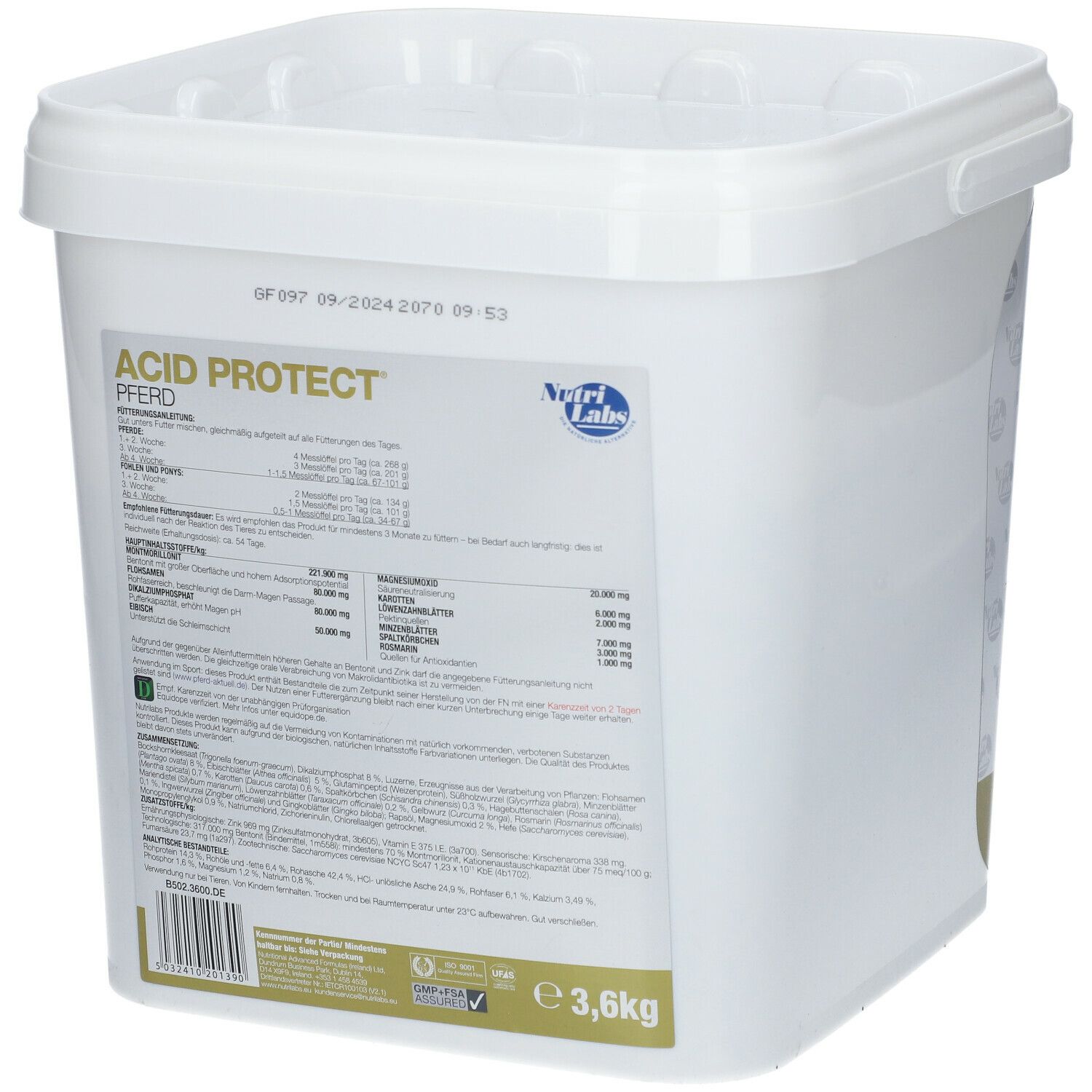 Nutrilabs Acid Protect Pferd Kg Shop Apotheke