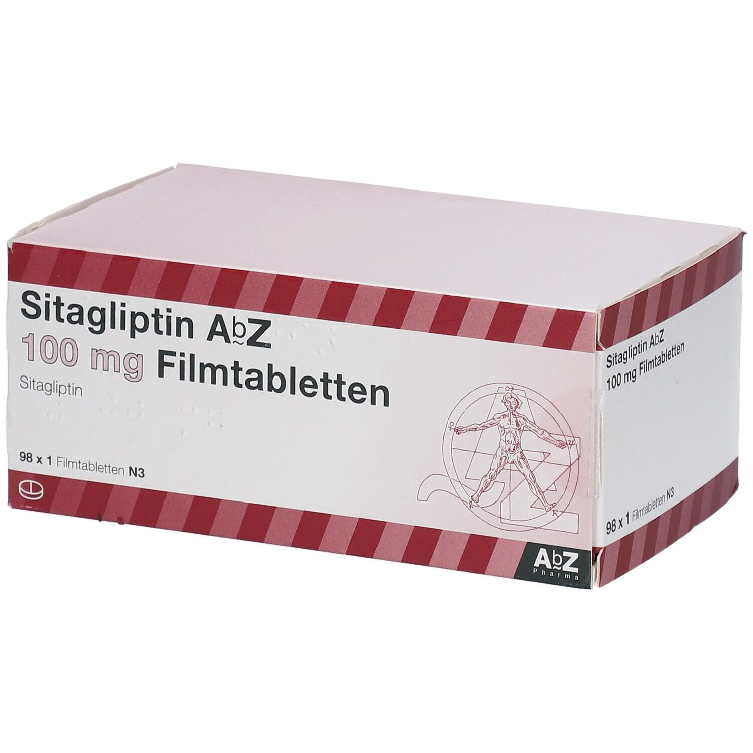 SITAGLIPTIN AbZ 100 Mg Filmtabletten 98 St Mit Dem E Rezept Kaufen