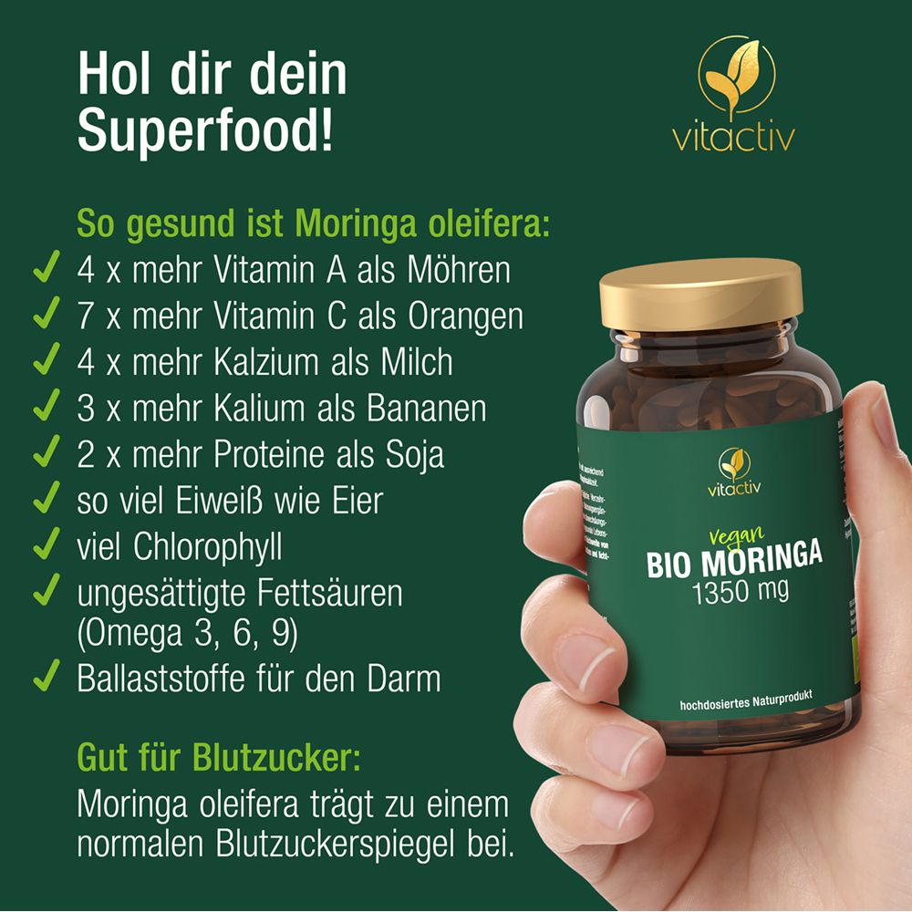 Vitactiv Bio Moringa Mg St Shop Apotheke