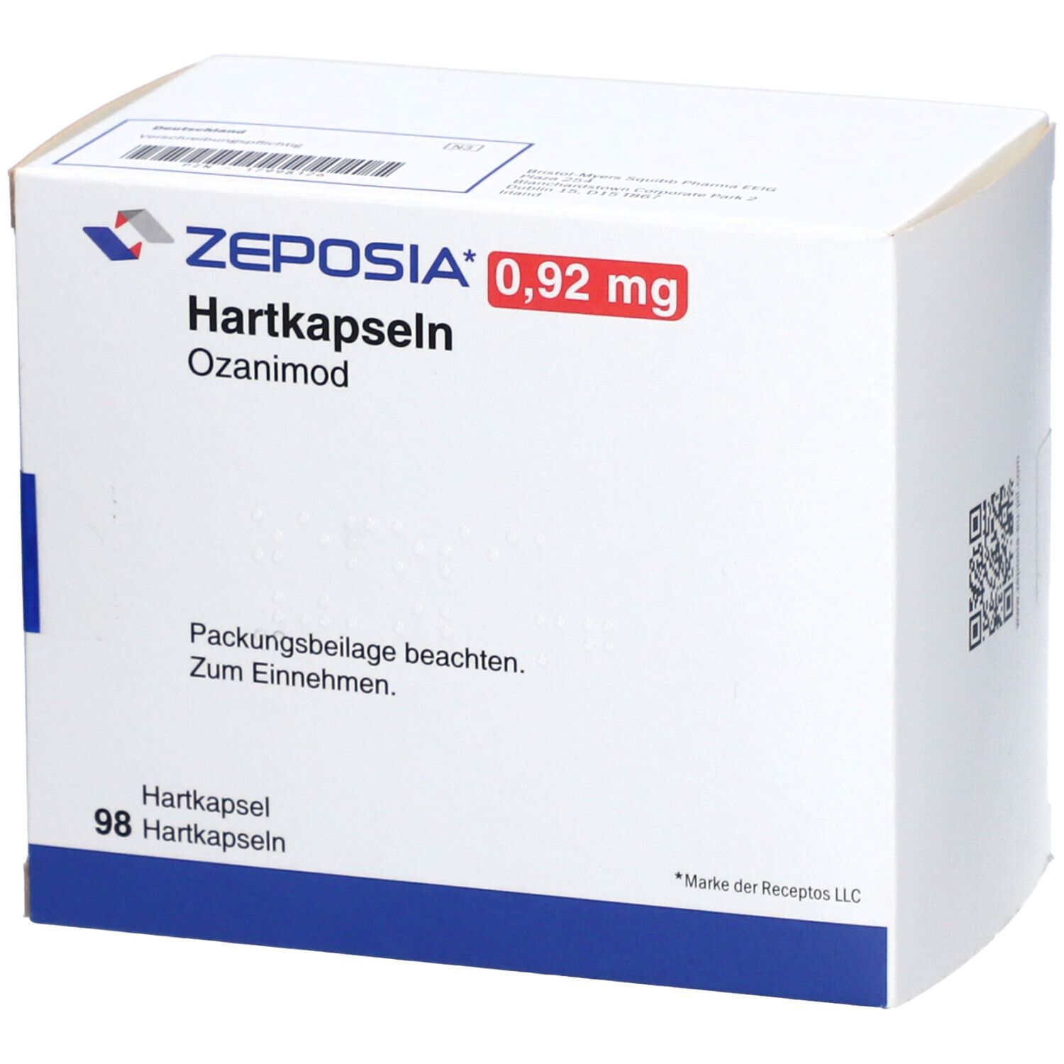 Zeposia Mg Hartkapseln St Mit Dem E Rezept Kaufen Shop Apotheke