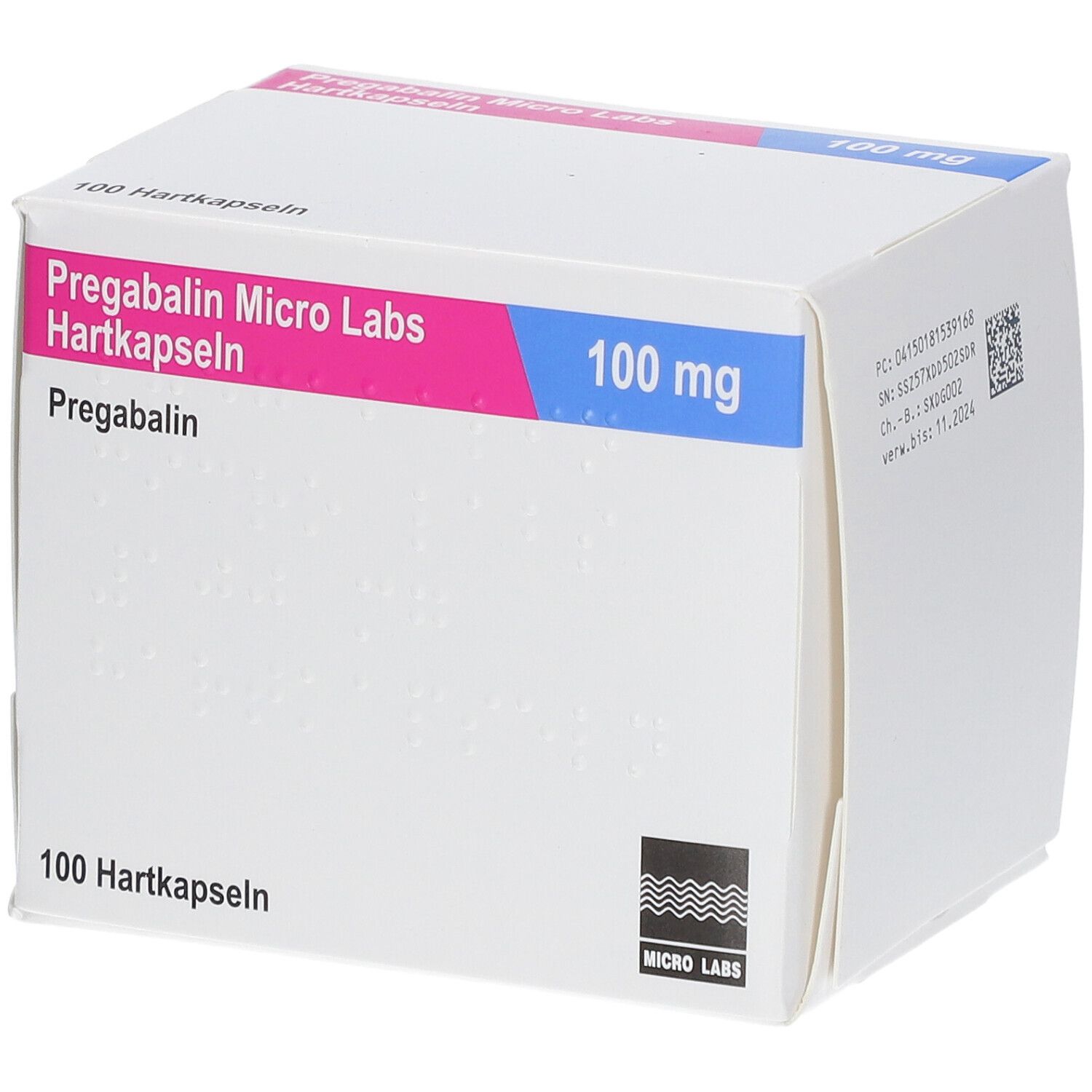 Pregabalin Micro Labs Mg Hartkapseln St Mit Dem E Rezept Kaufen