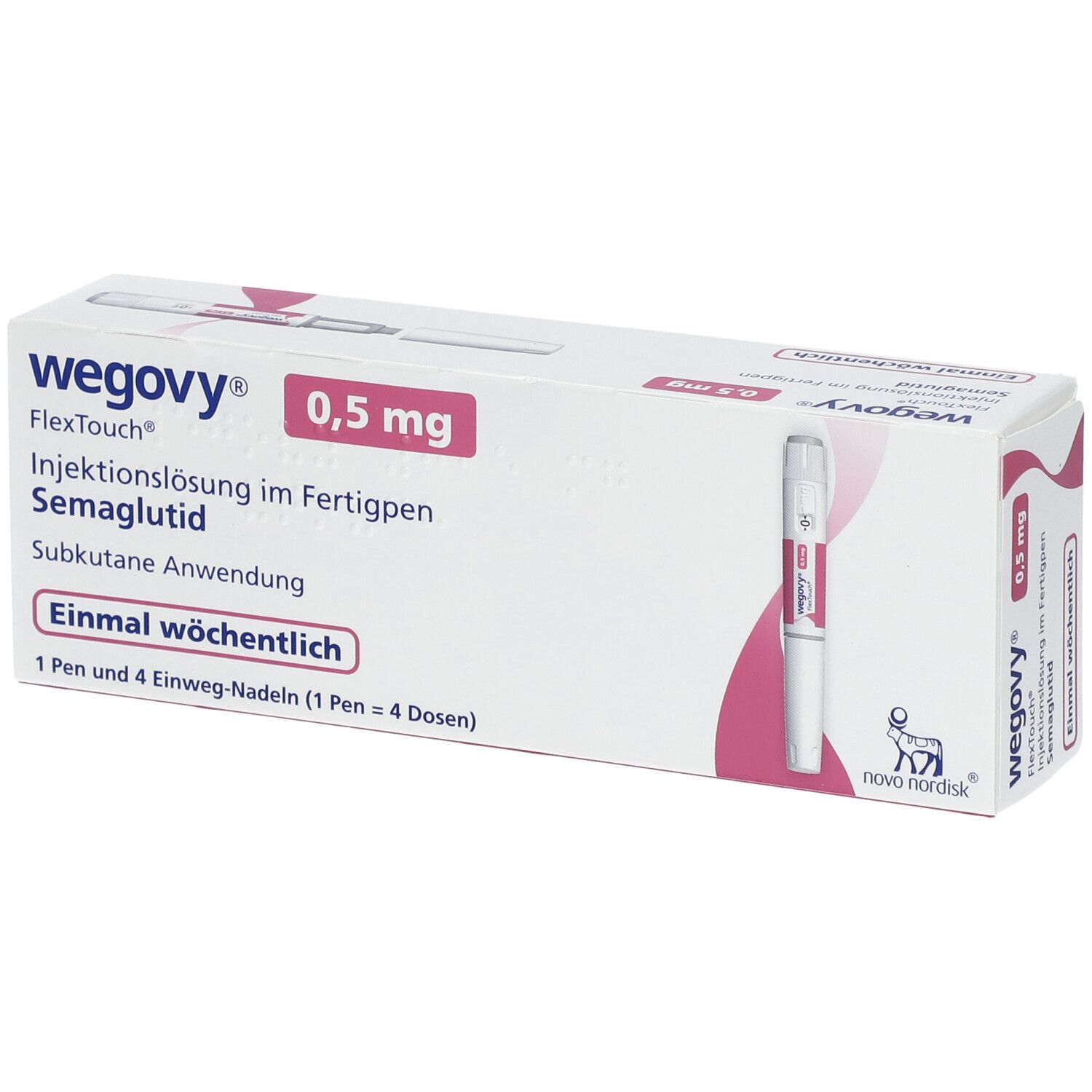 WEGOVY 0 5 Mg FlexTouch Injektionslsg Fertigpen 1x1 5 Ml Mit Dem E