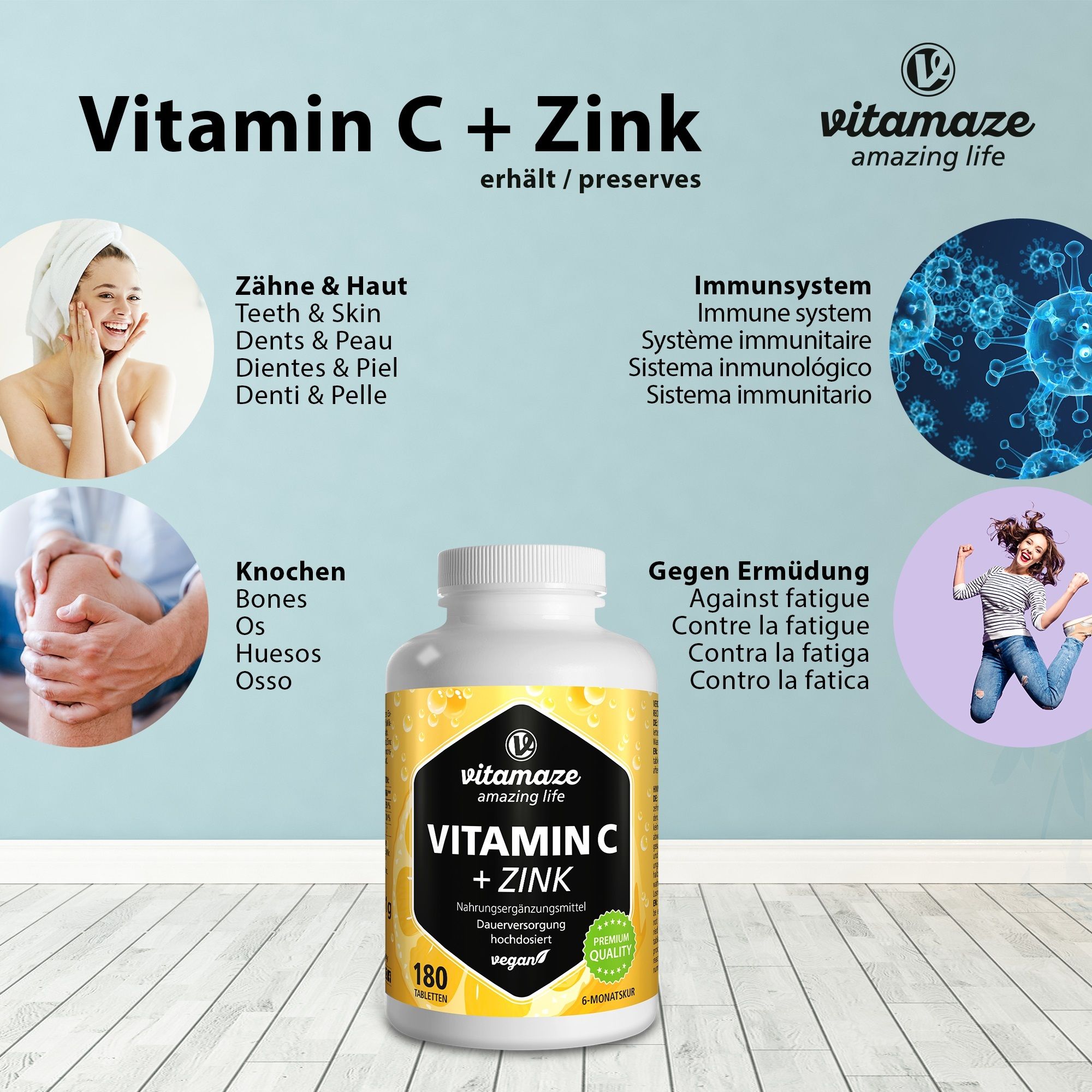 Vitamaze Vitamin C Zink 360 St Shop Apotheke