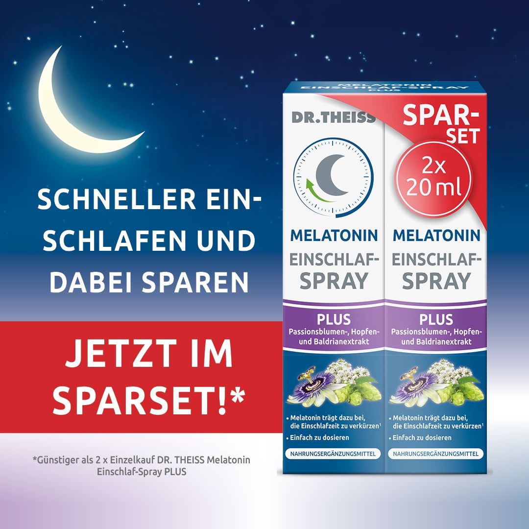 DR THEISS Melatonin Einschlaf Spray Plus 2x20 Ml SHOP APOTHEKE