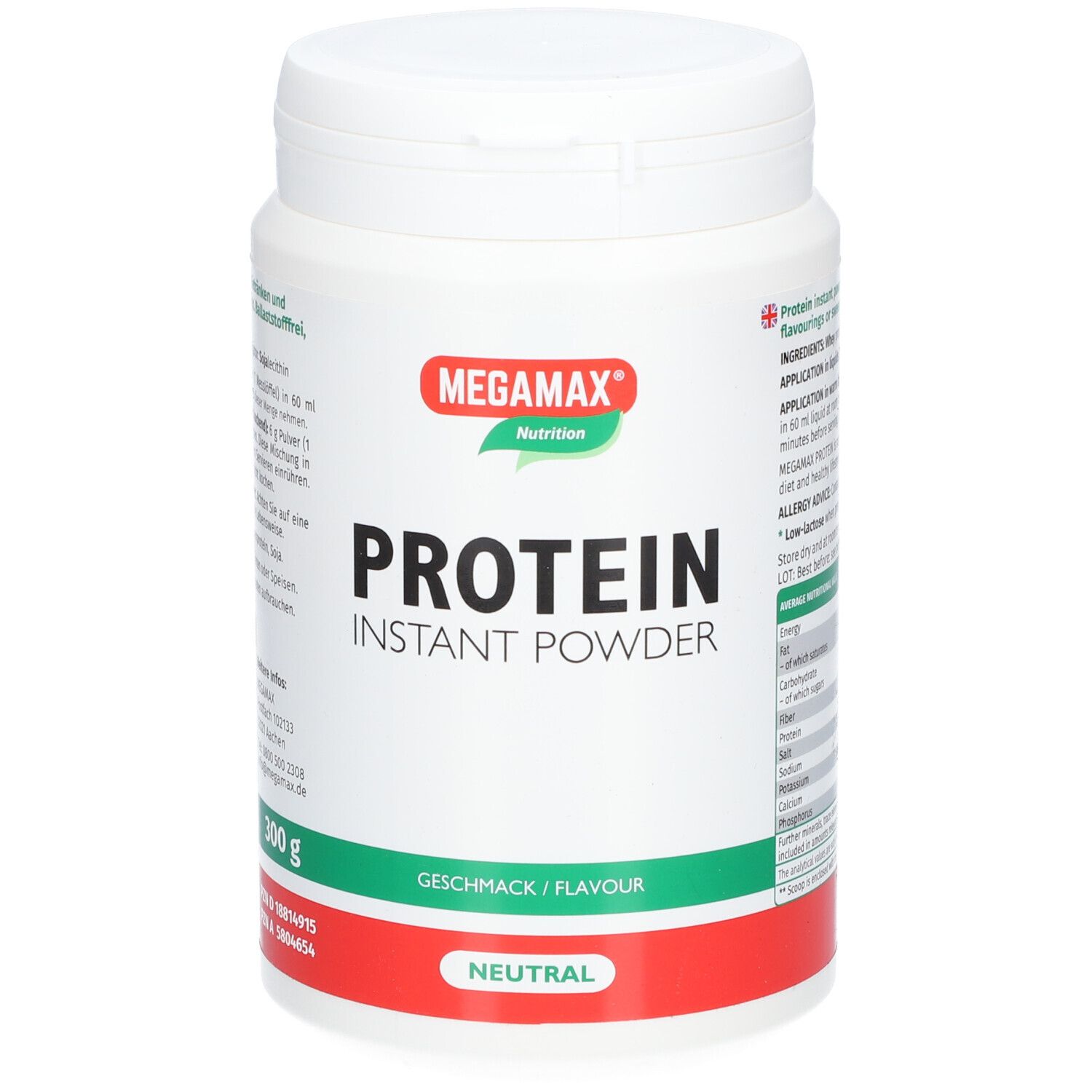 MEGAMAX Protein Instant Powder 300 G Shop Apotheke