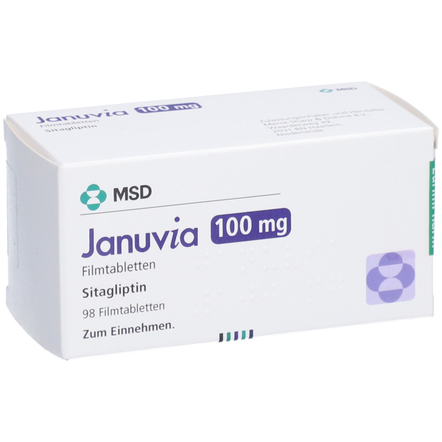 JANUVIA 100 Mg Filmtabletten 98 St Mit Dem E Rezept Kaufen Shop Apotheke