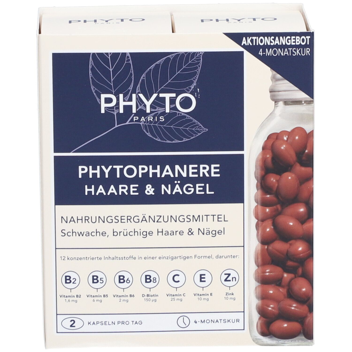 Phyto Phytophanere Duo Kapseln 2x120 St Shop Apotheke