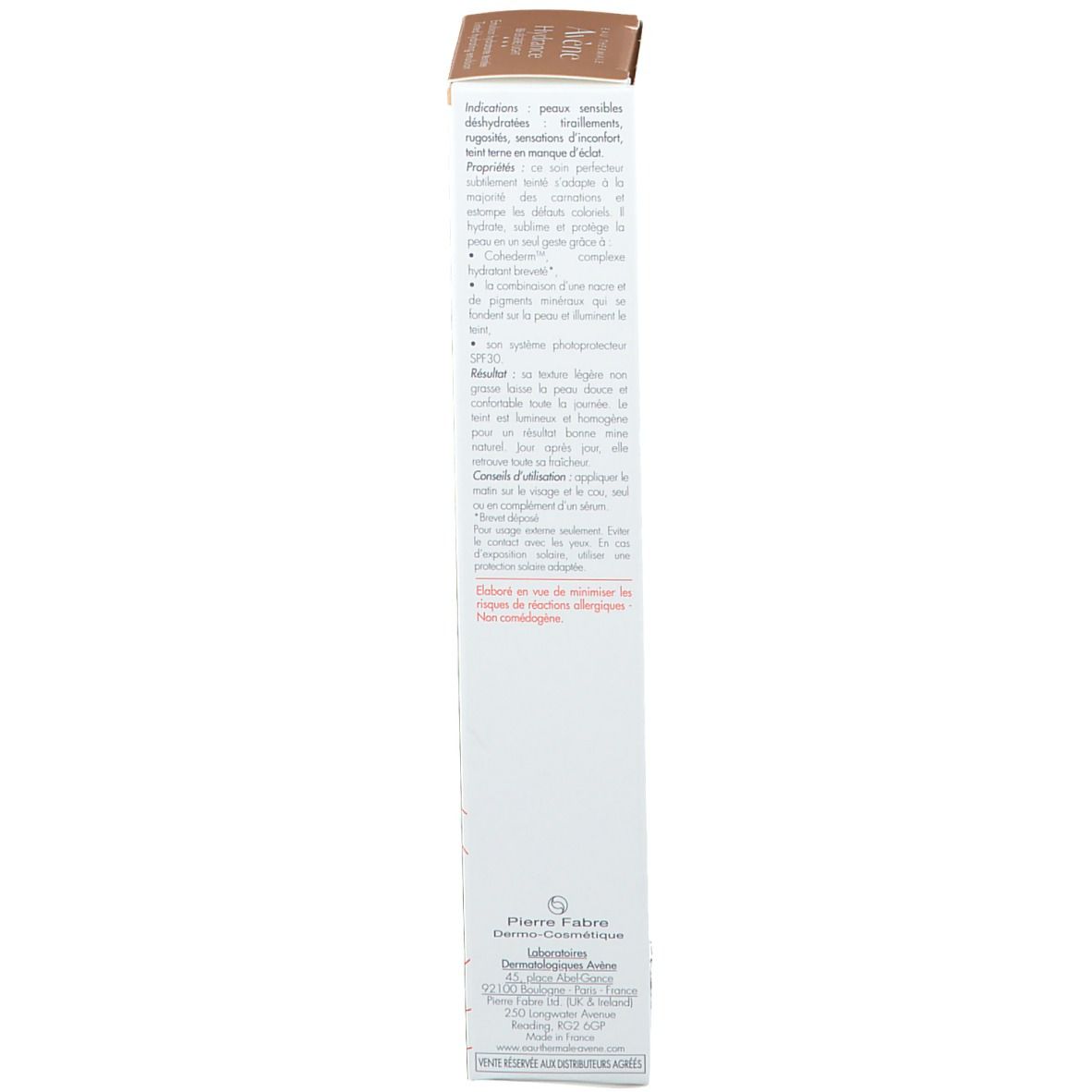 Avène Hydrance BB Légère Emulsion Hydratante Teintée SPF 30 40 ml