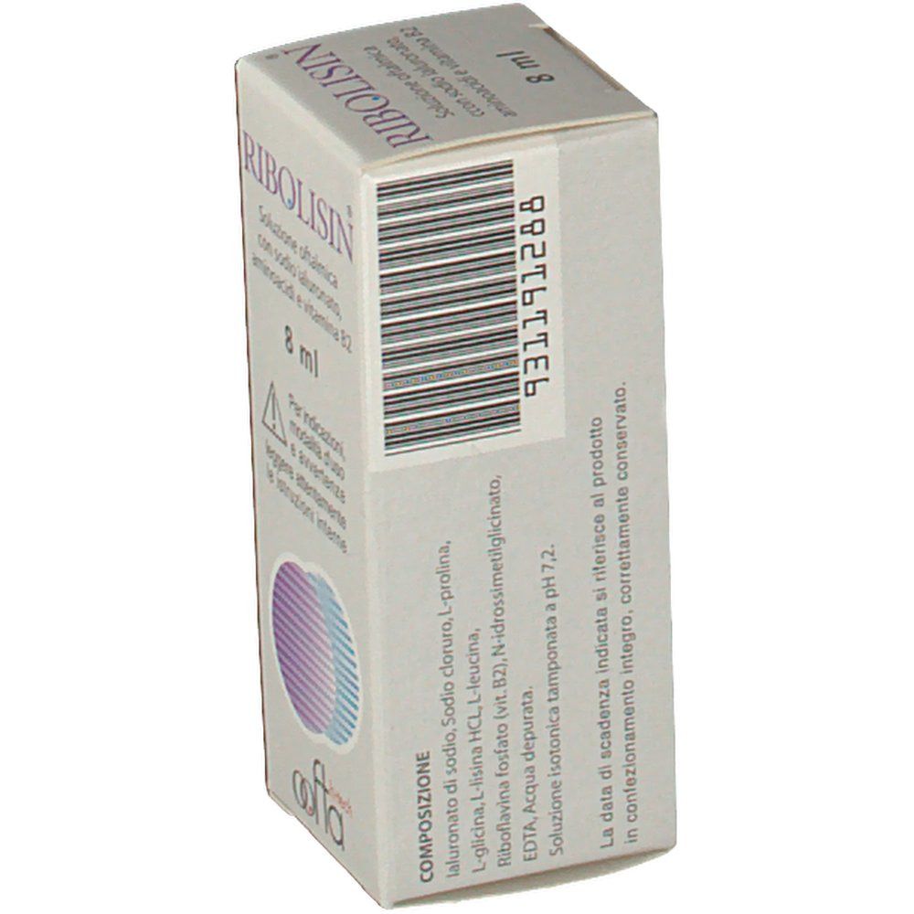 Ribolisin Soluzione Oftalmica 8 Ml Redcare