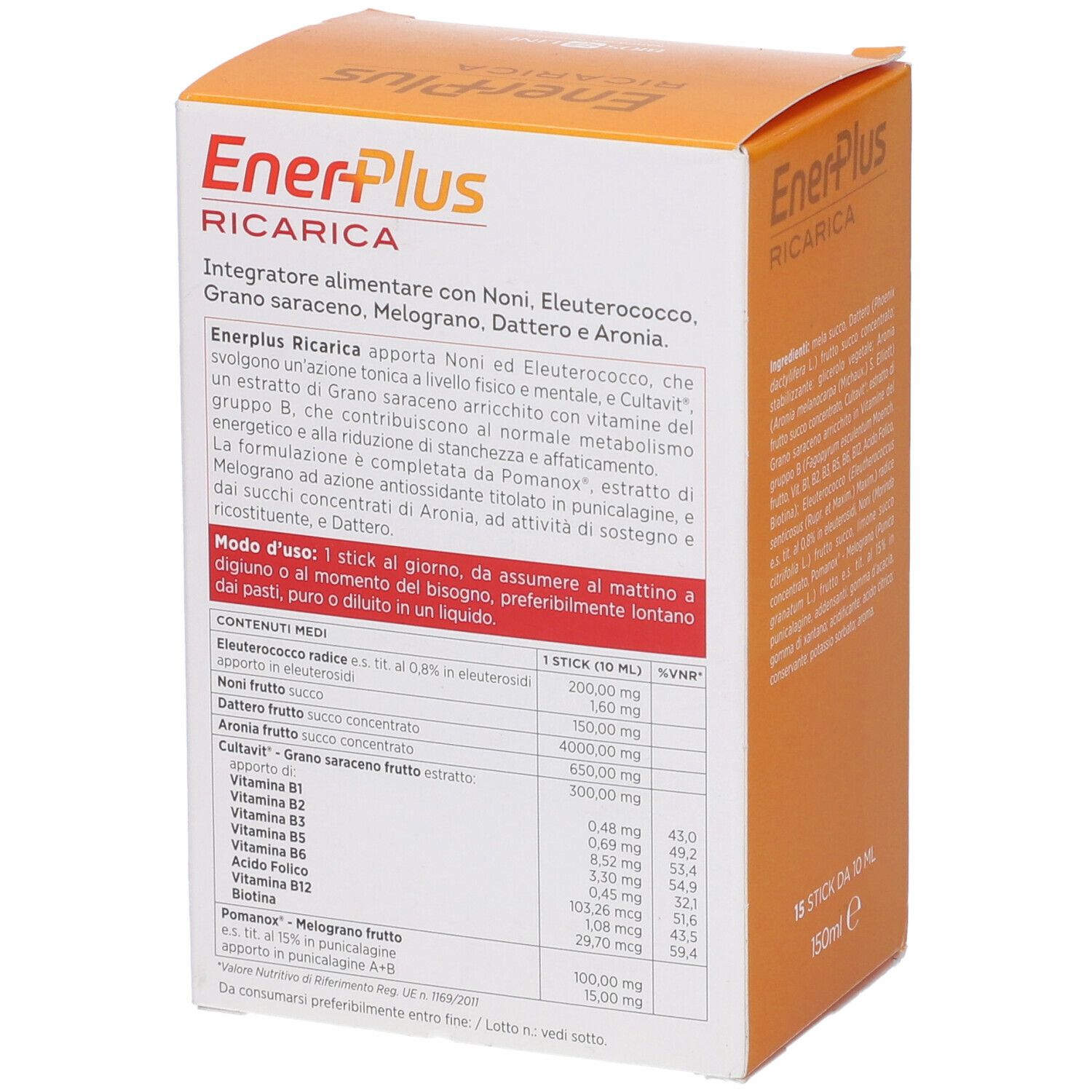 Enerplus Ricarica Bustine Ml Redcare