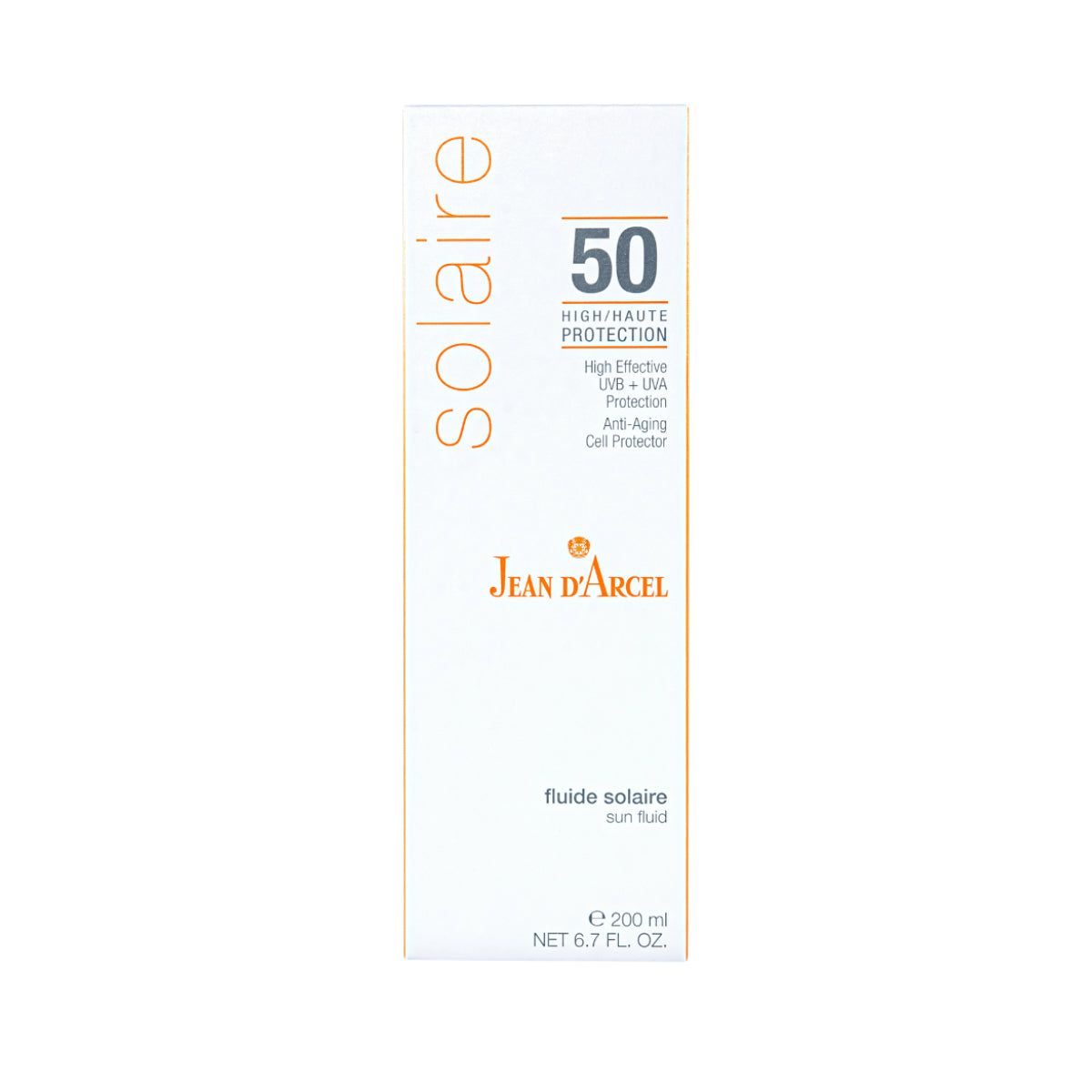 Jean DArcel Solaire Fluide SPF50 200 Ml Shop Apotheke