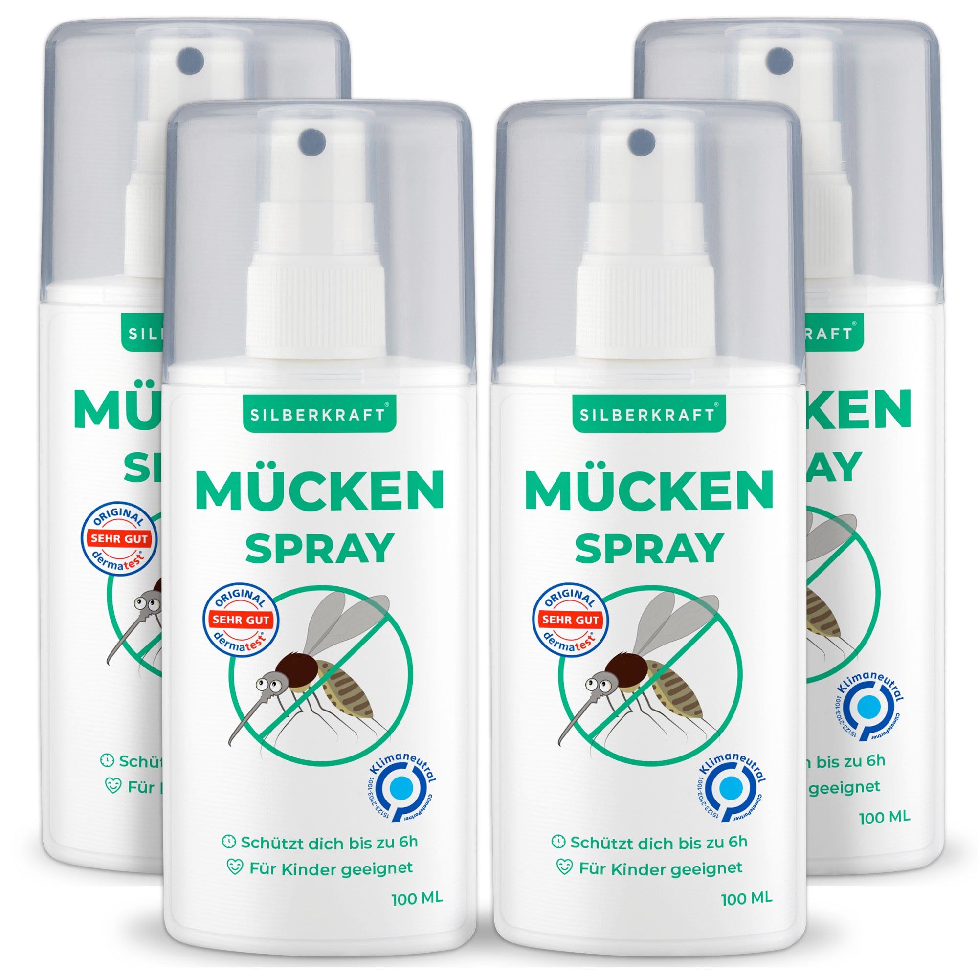 SILBERKRAFT Mückenspray 4x100 ml Shop Apotheke